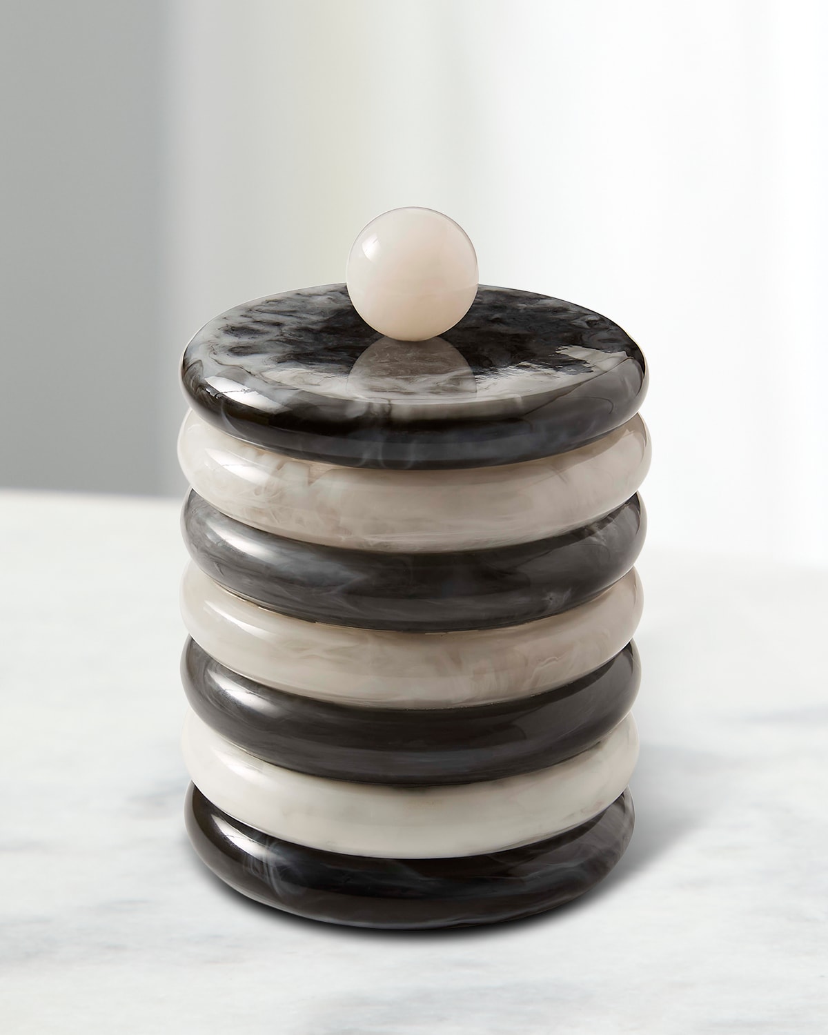 Jonathan Adler Mustique Ice Bucket In Blackwhite