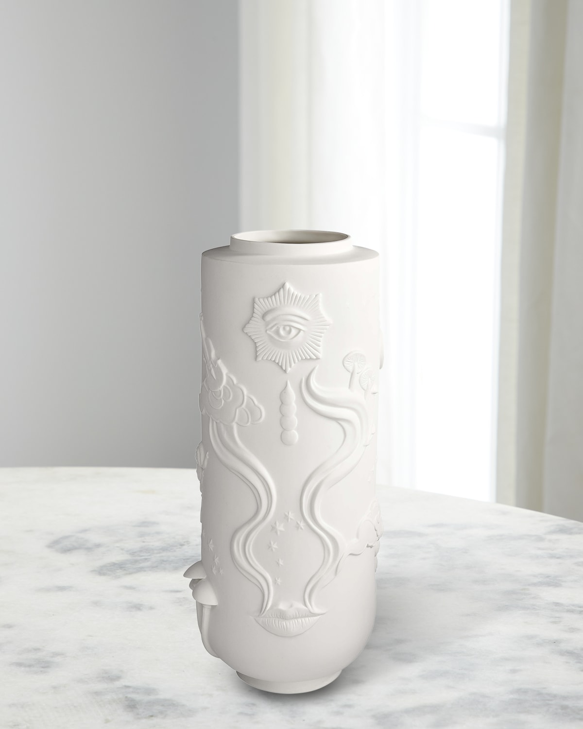 Jonathan Adler Dreamscape Vase - 16" In White