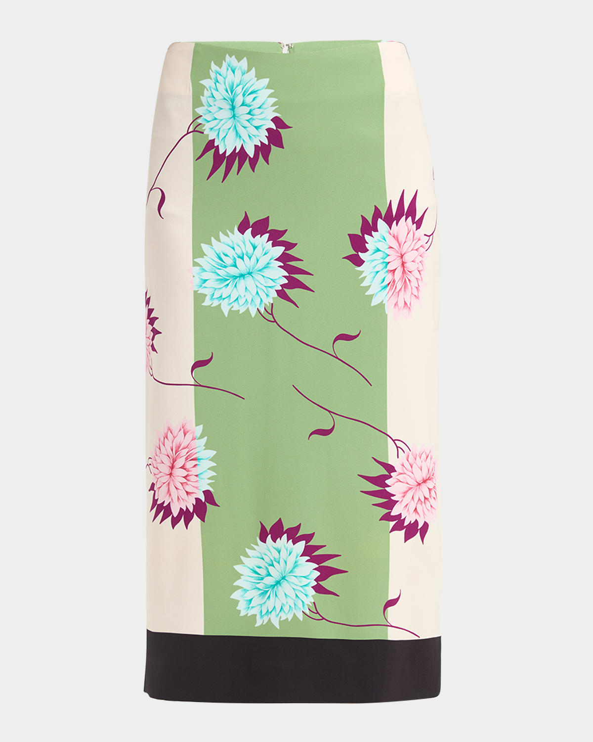 Shop La Doublej Floral Pencil Midi Skirt