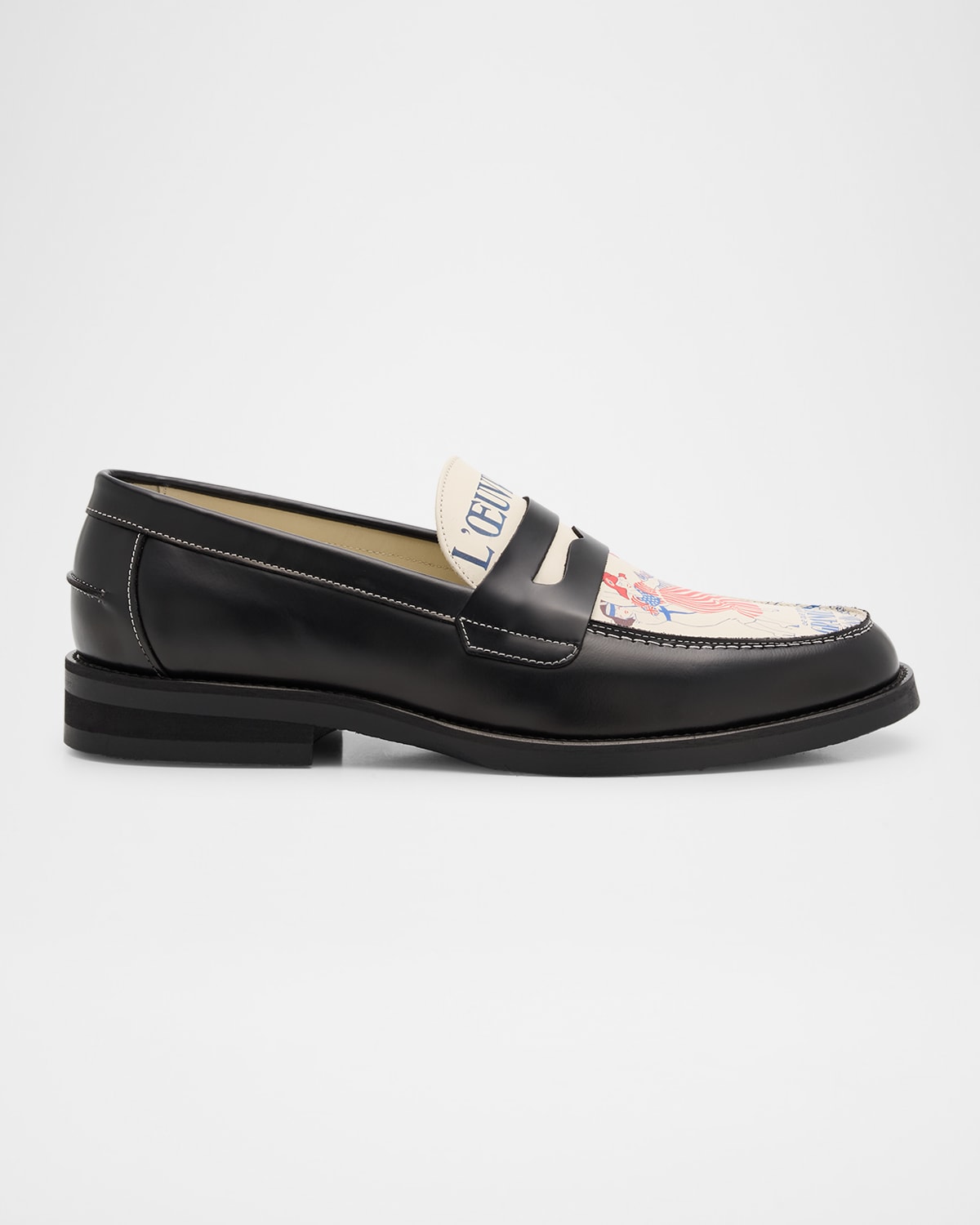 Men's Wilde La Grande Paix Leather Penny Loafers