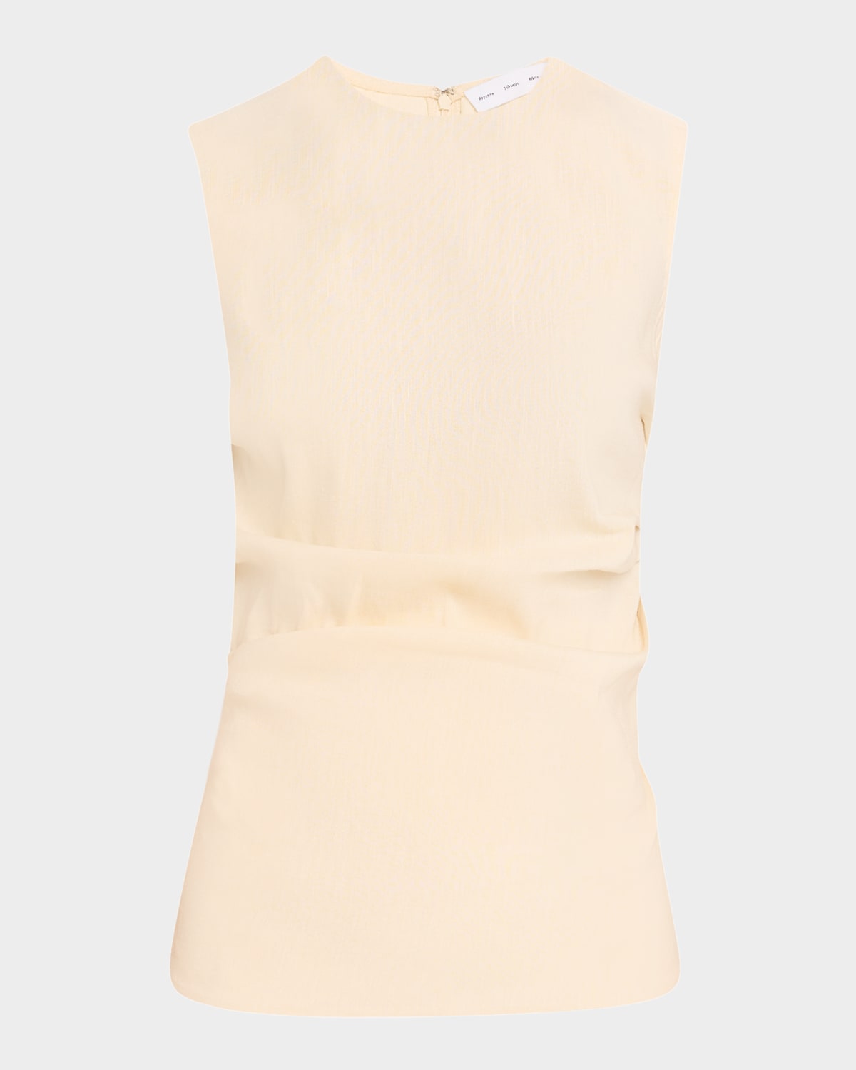 PROENZA SCHOULER ANOUSHKA SLEEVELESS LINEN SLUB TOP 