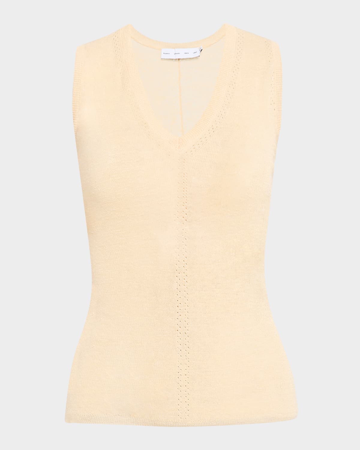 Shop Proenza Schouler Heyde Sleeveless Sweater In Light Wheat