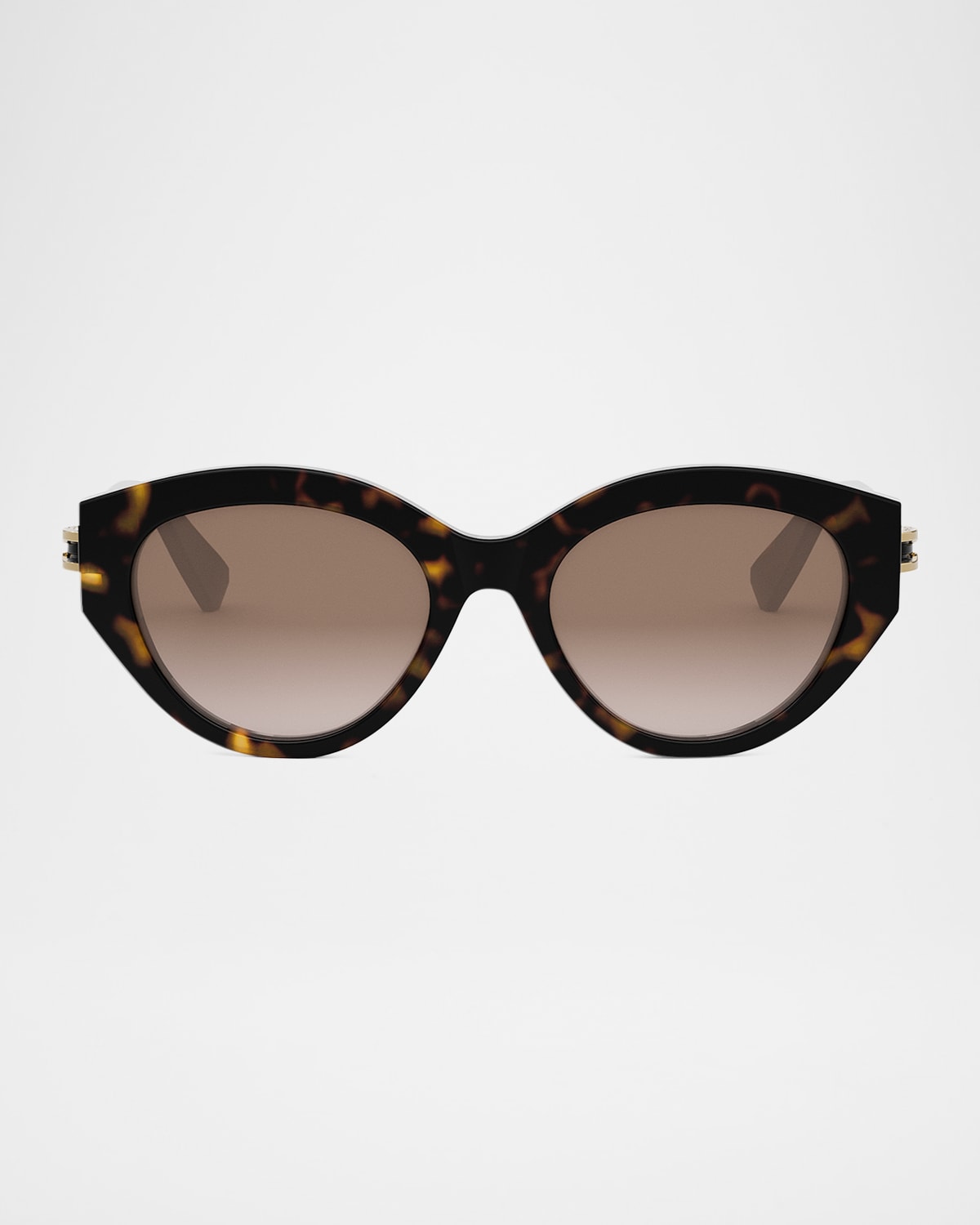 Bvlgari B. Zero1 Sunglasses In Dark Havana Gradient Brown