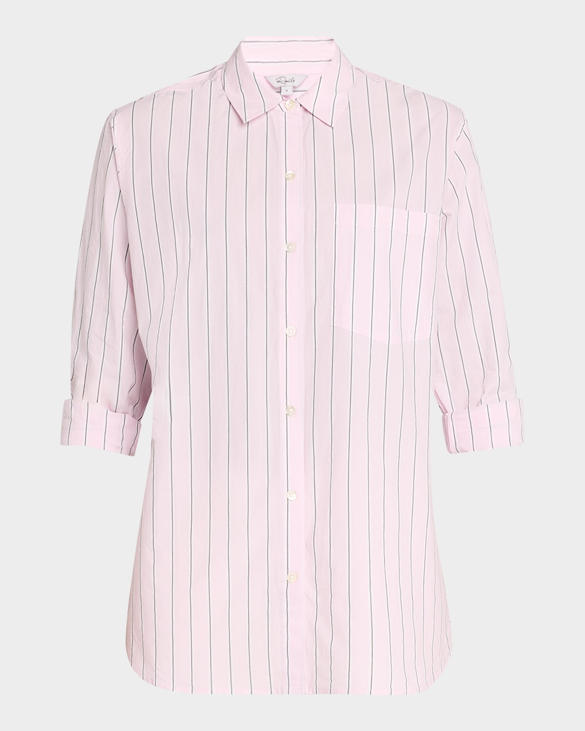 Rails Elsa Stripe Cotton Button-up Shirt In Cherry Blossom Stri