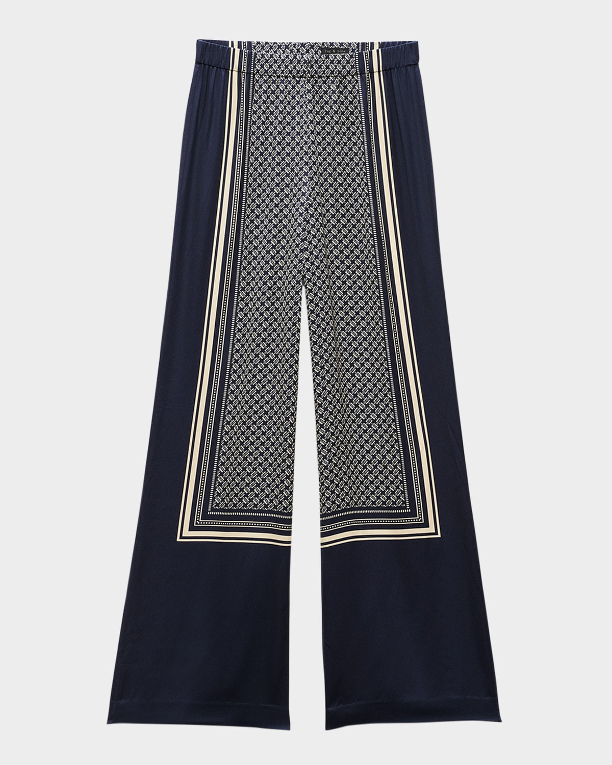 Rag & Bone Olive Printed Pull-on Pants In Deepnvysca