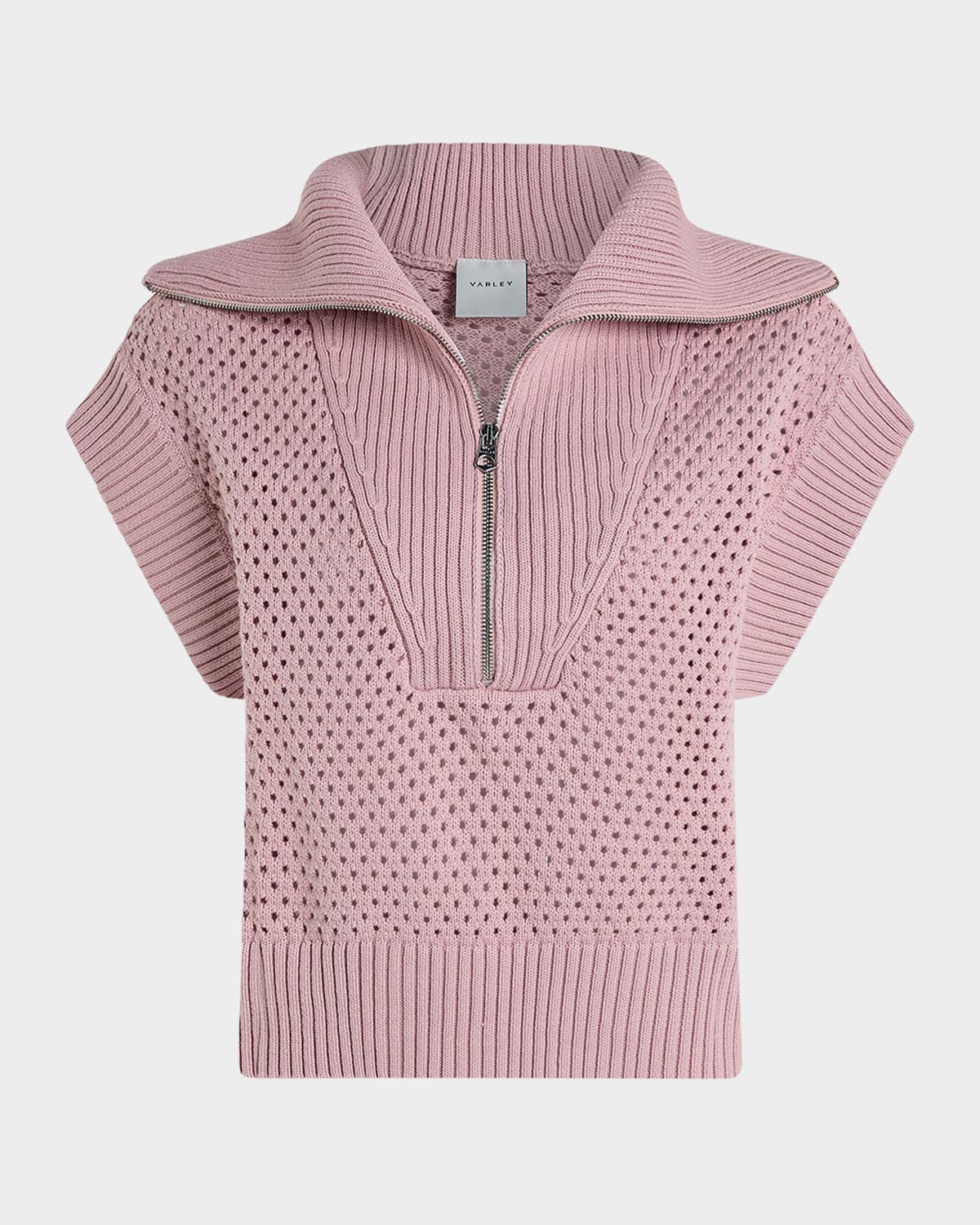 Mila Half-Zip Knit Vest