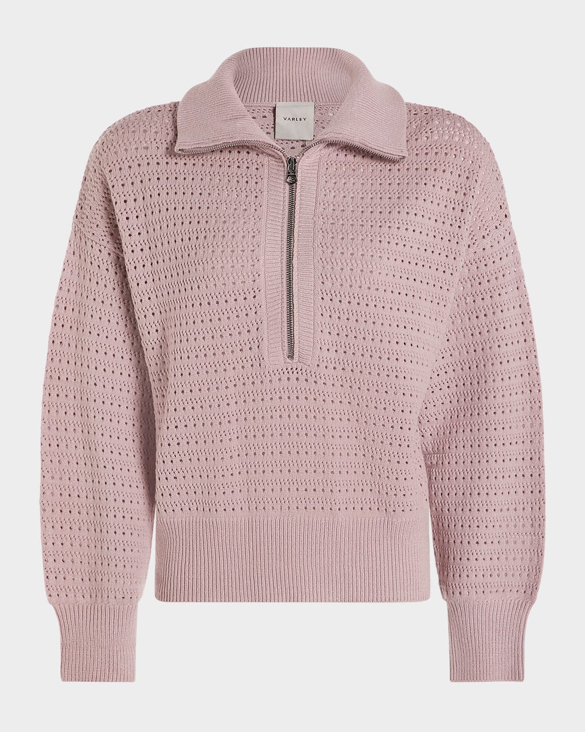 VARLEY DARLA HALF-ZIP KNIT PULLOVER 
