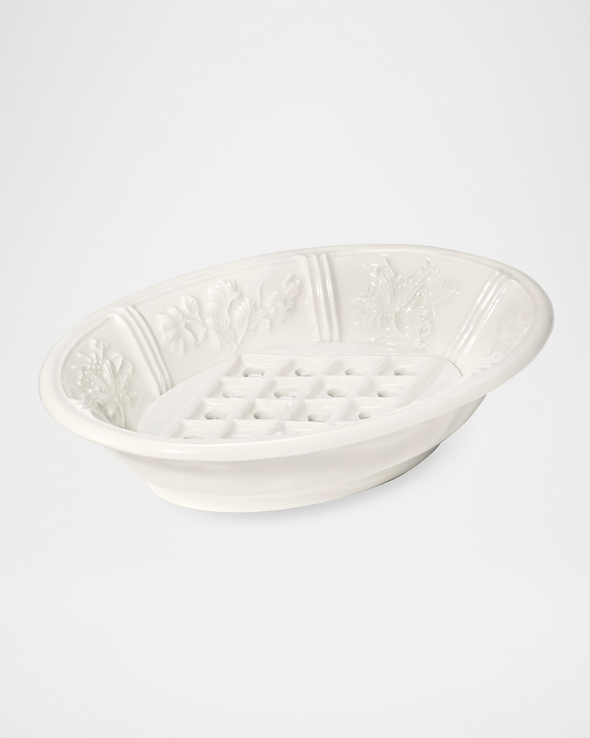 Aerin Josepha Soap Dish In White