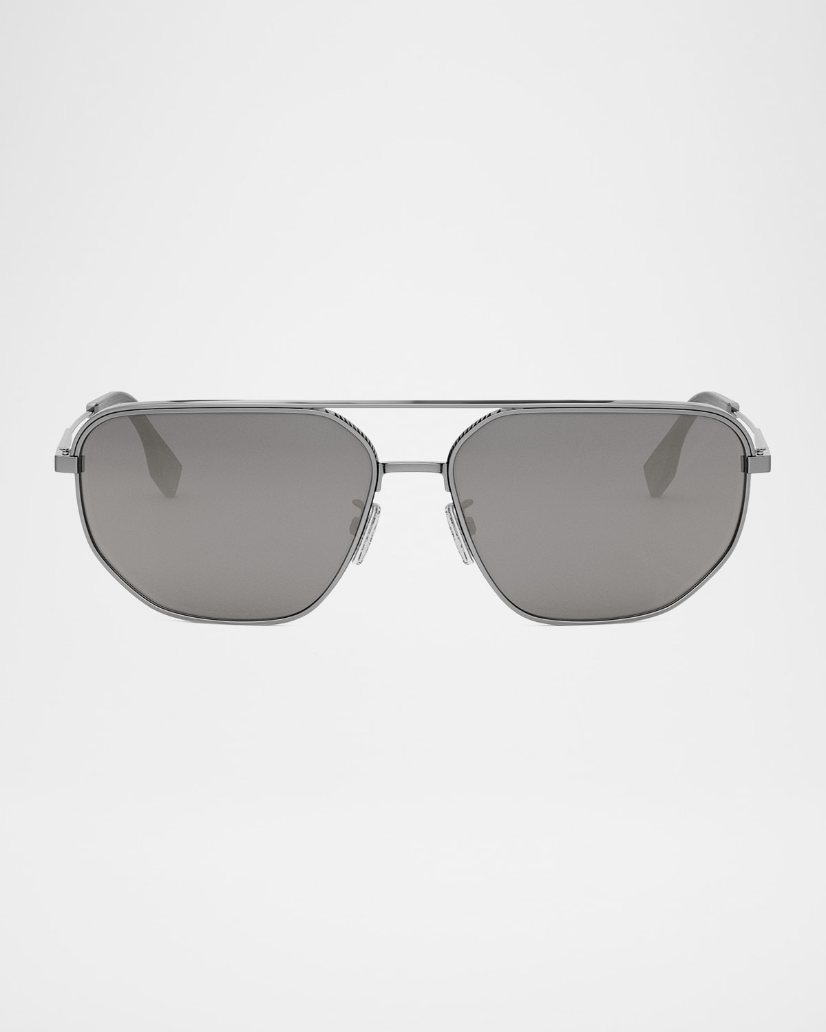Men's Fendi Travel Metal Rectangle Sunglasses