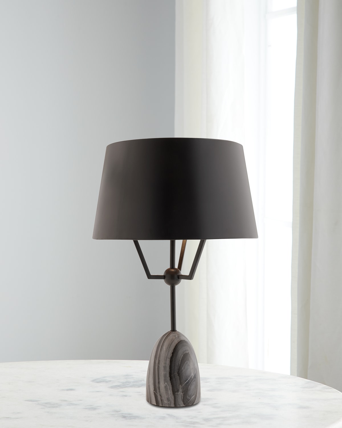 Arteriors Hodgins 27.5" Table Lamp In Gray
