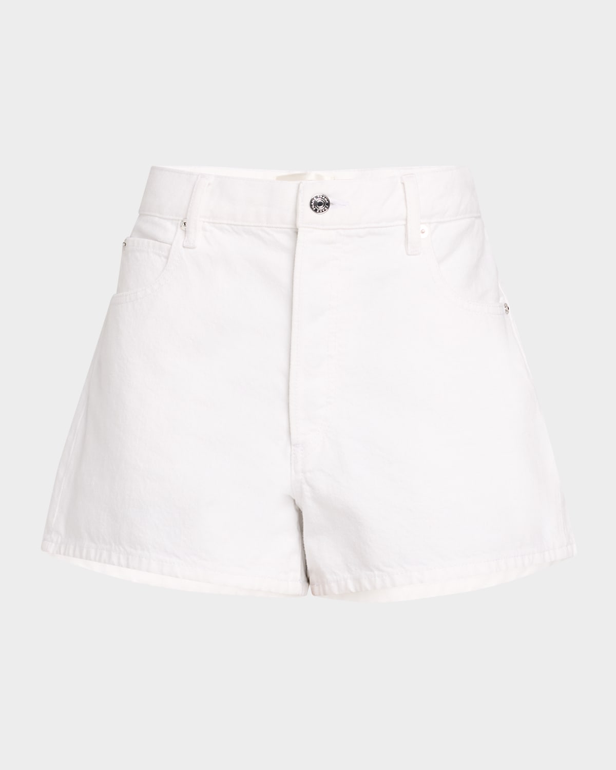 Shop Frame The Hang Shorts In White