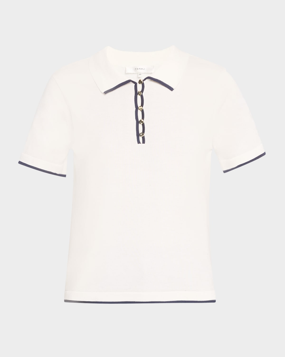 FRAME THE SPORT POLO TOP 