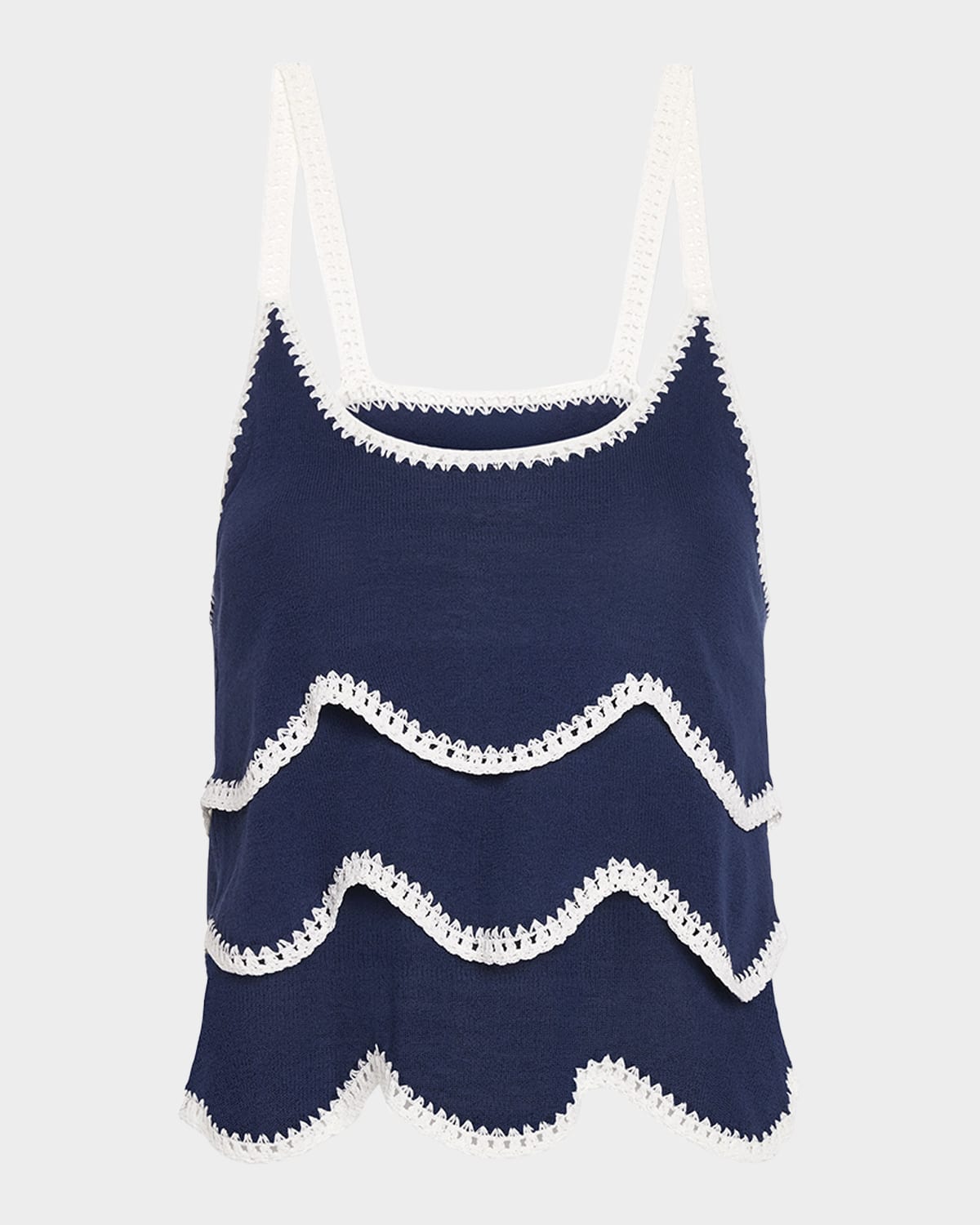 RAMY BROOK ARIEL EMBROIDERED SLEEVELESS TOP 