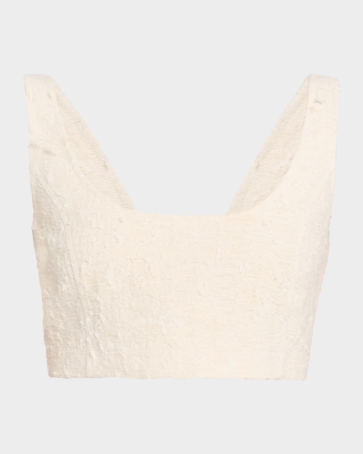 Frame The Jacquard Crop Top In Woman