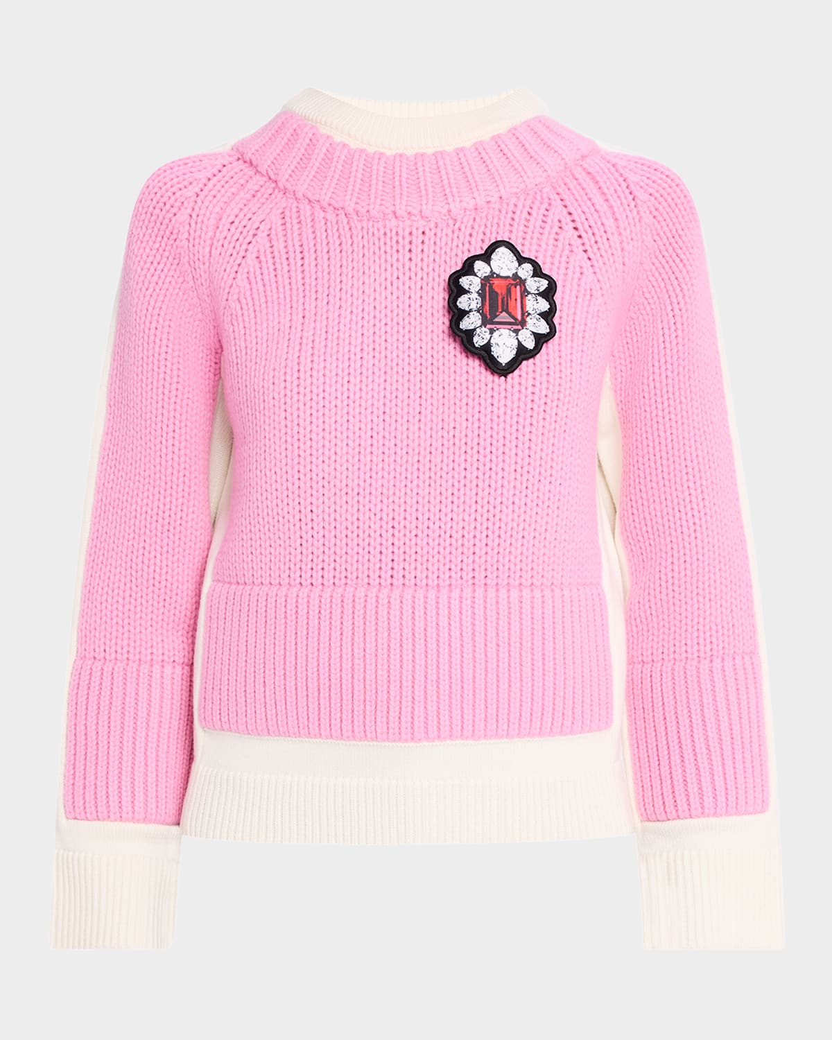 Trompe Loeil Charm Crewneck Sweater