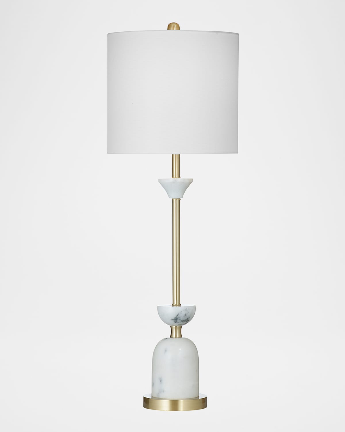 Katherine Noble By Bmc Vallhalla 35" Table Lamp In White/gold
