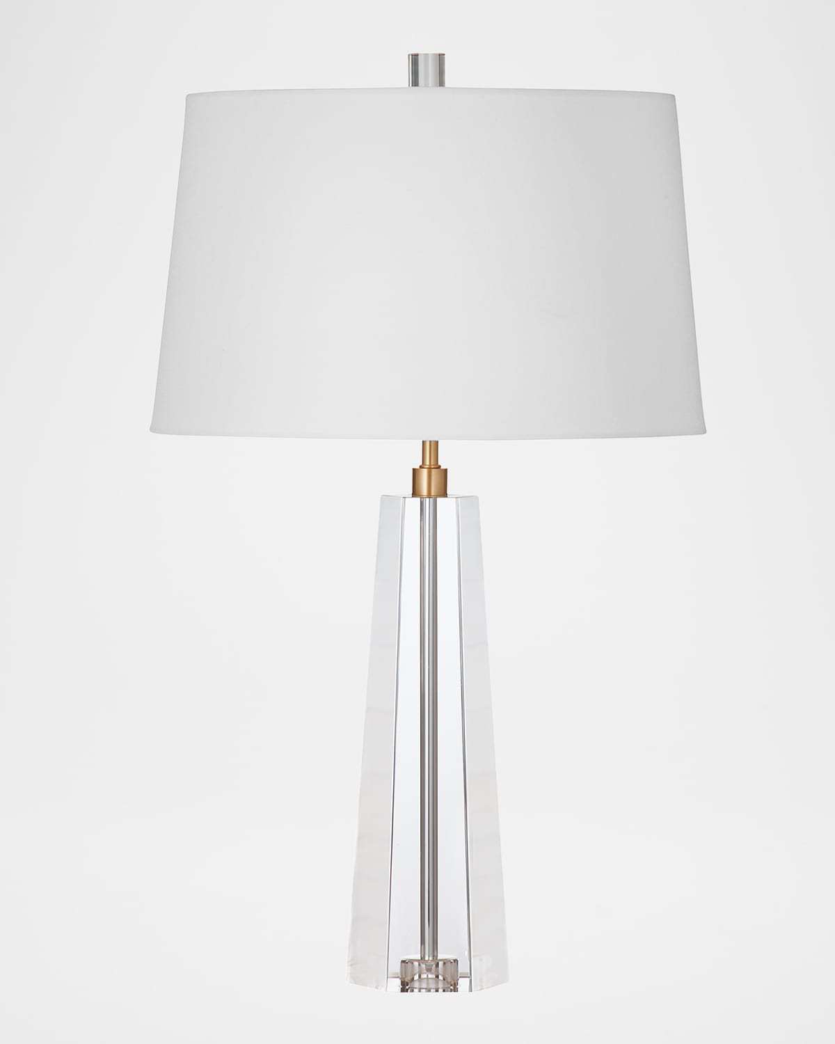 Katherine Noble By Bmc Frome 26" Crystal Table Lamp In Crystal/brass