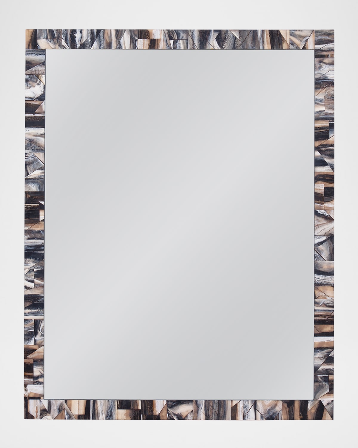 Katherine Noble By Bmc Kervo 58" Wall Mirror In Black/cream