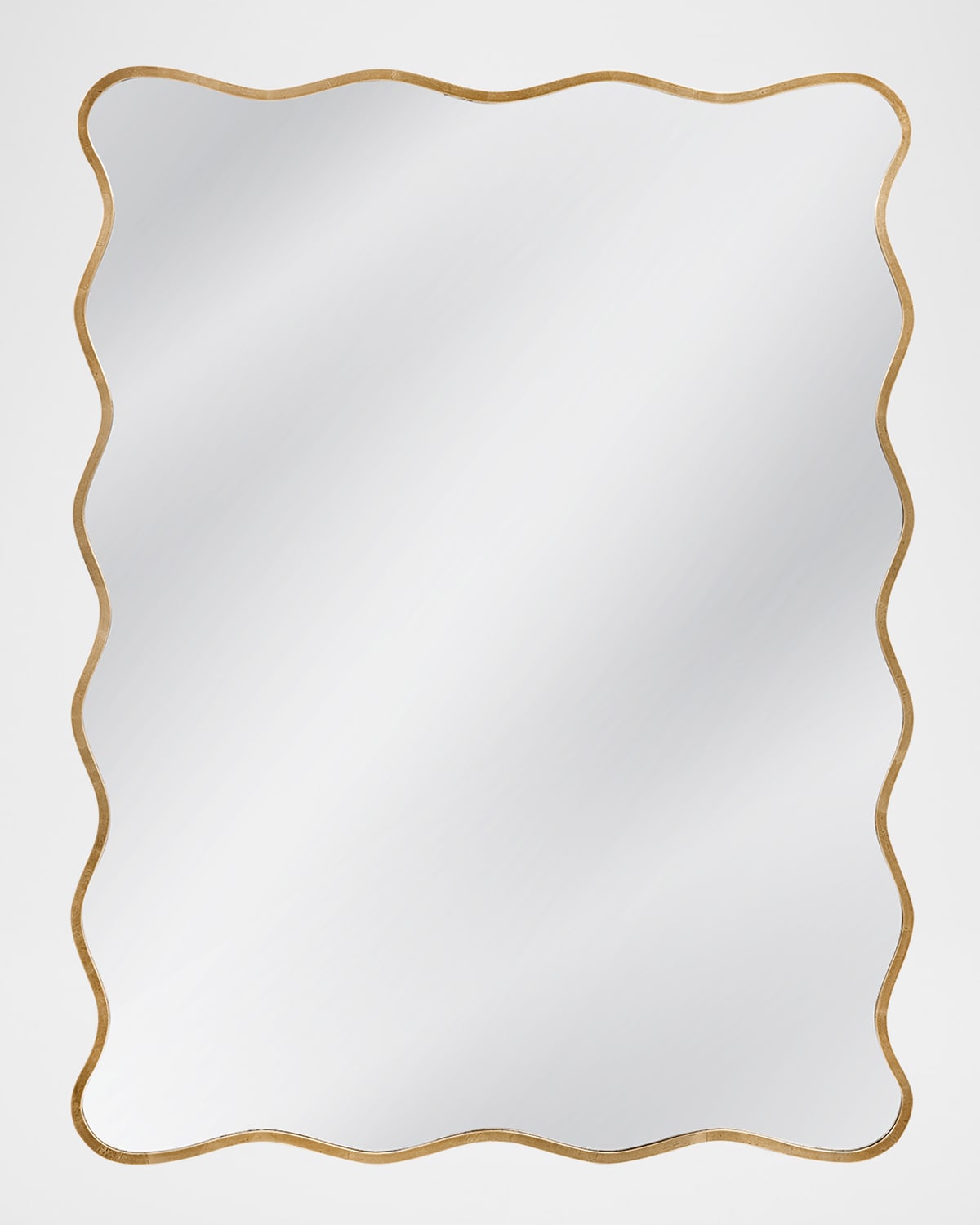 Katherine Noble By Bmc Hadar 50" Waved Wall Mirror In Gold