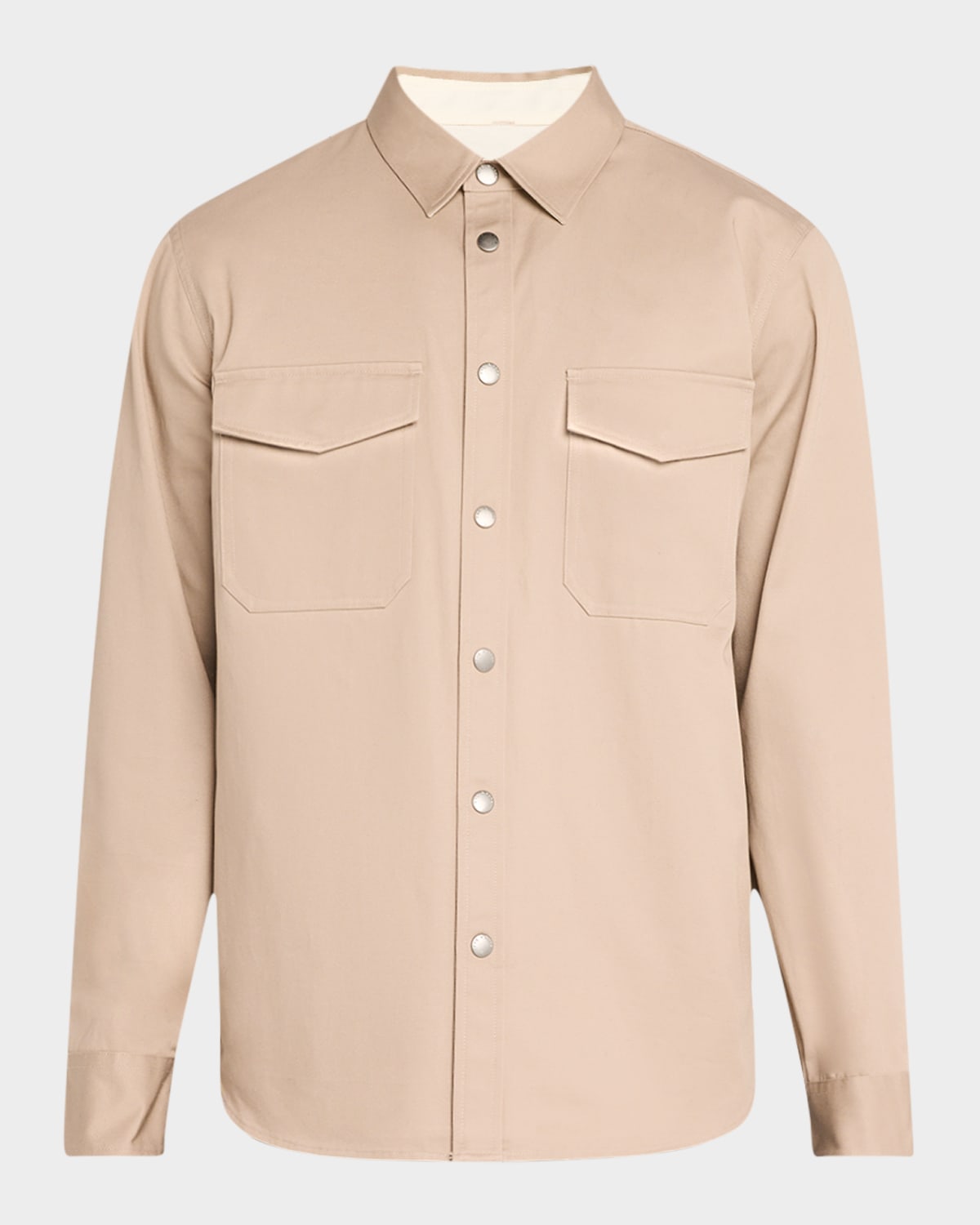 Rag & Bone Men's Cpo Cotton Overshirt In Taupe