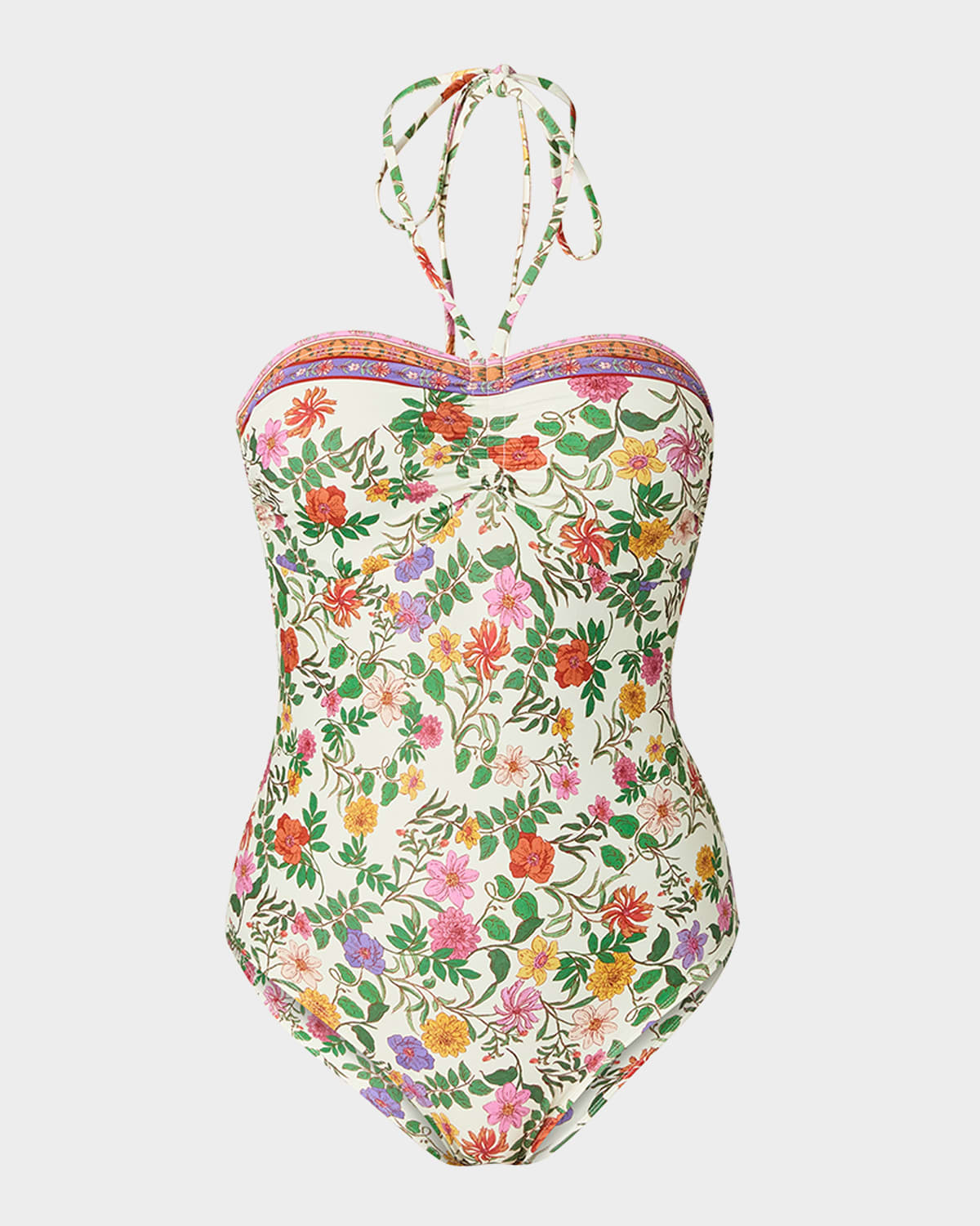 Cinched One-Piece Swimsuit