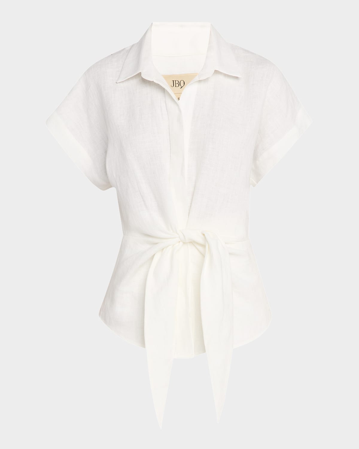 Brennan Gathered Linen Maxi Dress