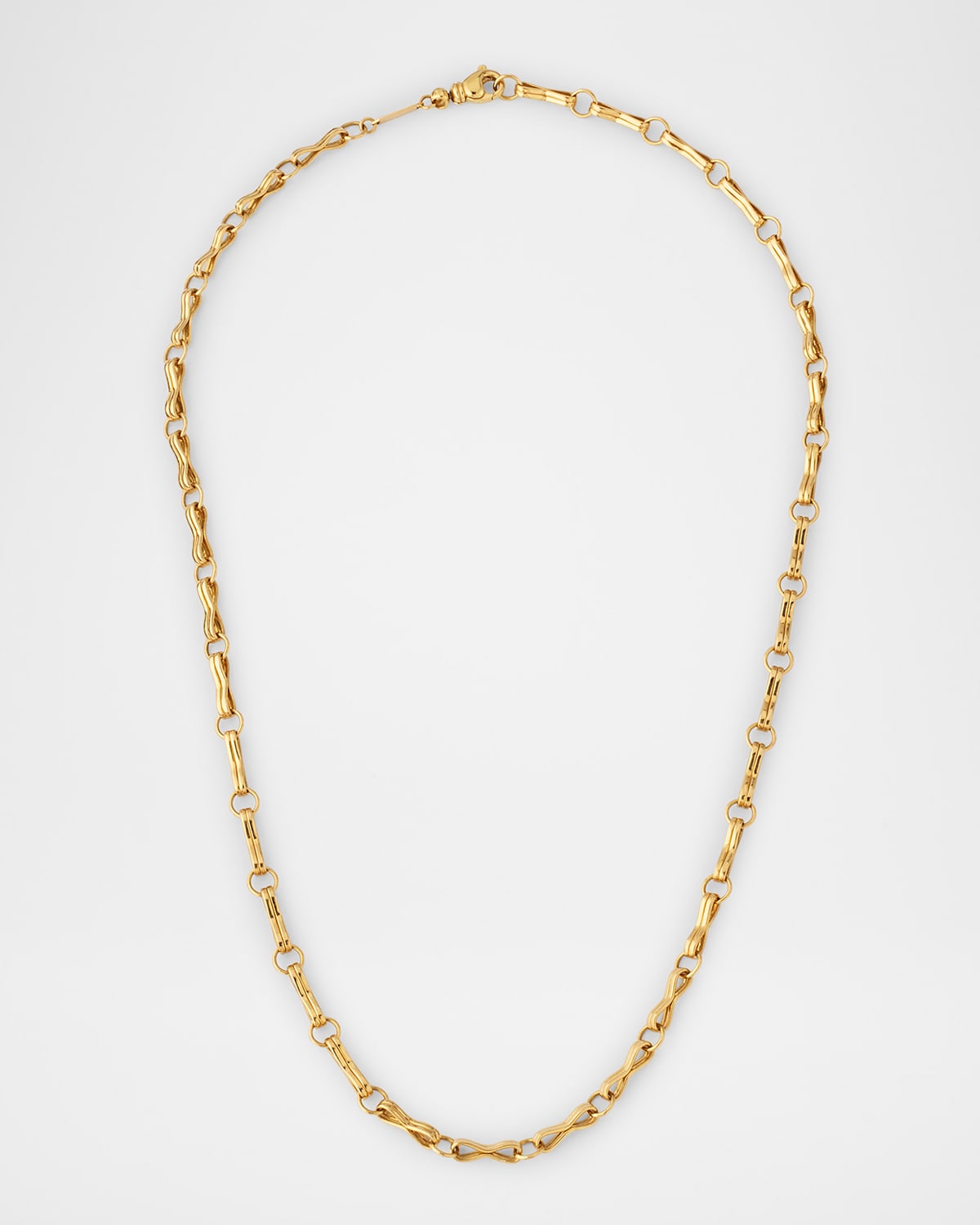 AZLEE Large Motif Double Link Chain, 20"L