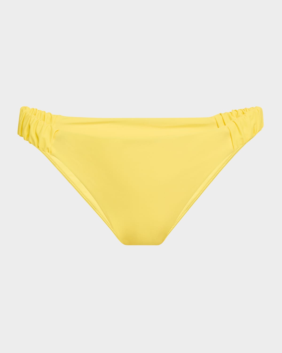 RAMY BROOK JOELLE RUCHED BIKINI BOTTOMS 