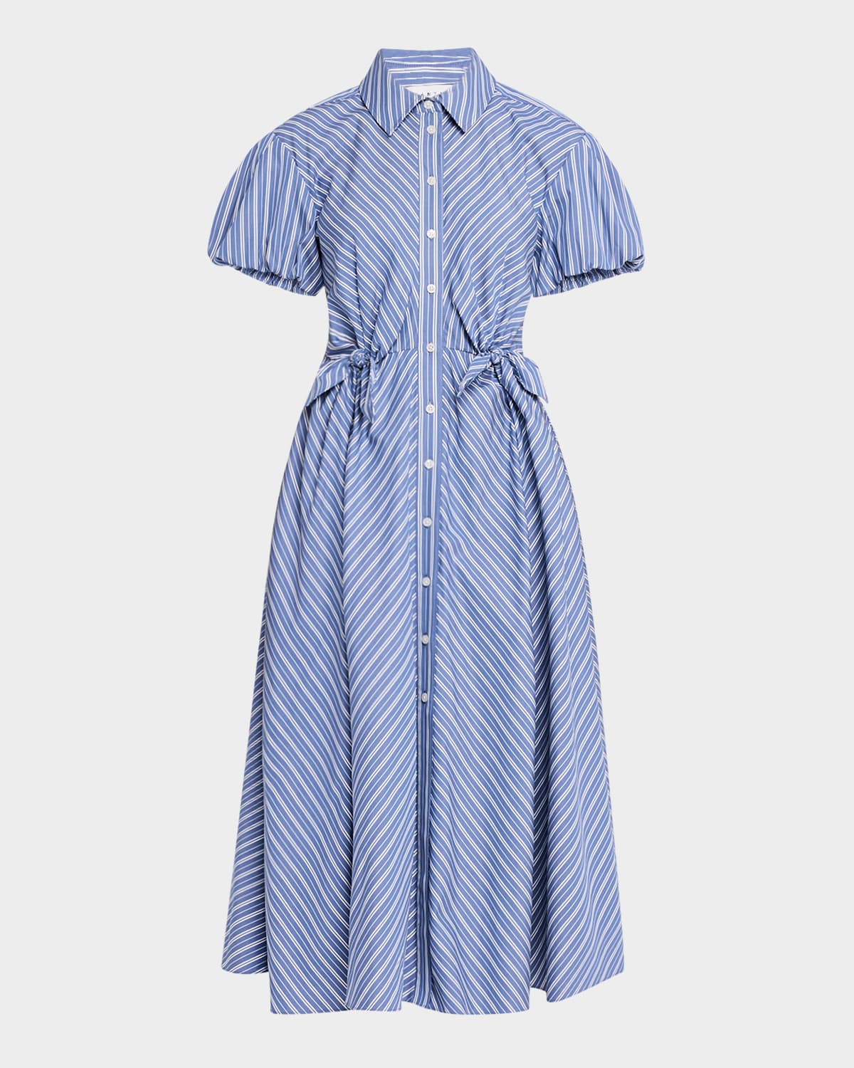 Elza Puff-Sleeve Shirtdress