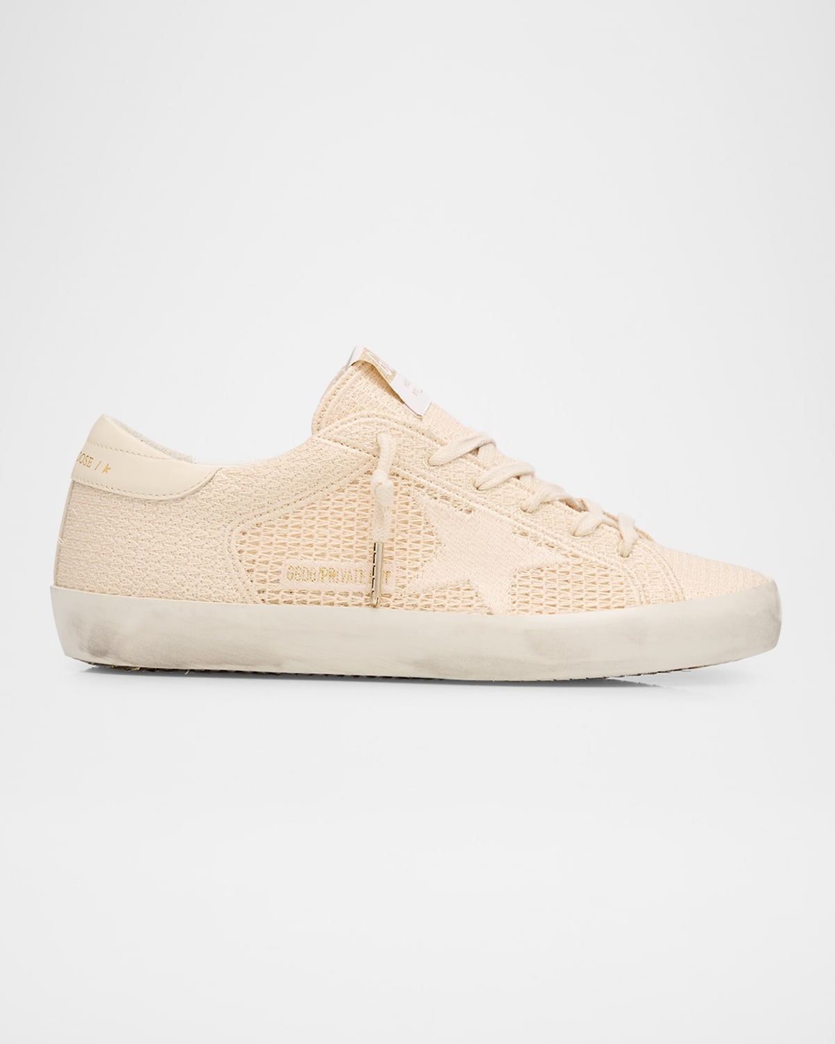 Golden Goose Superstar Embroidered Cotton Low-top Sneakers