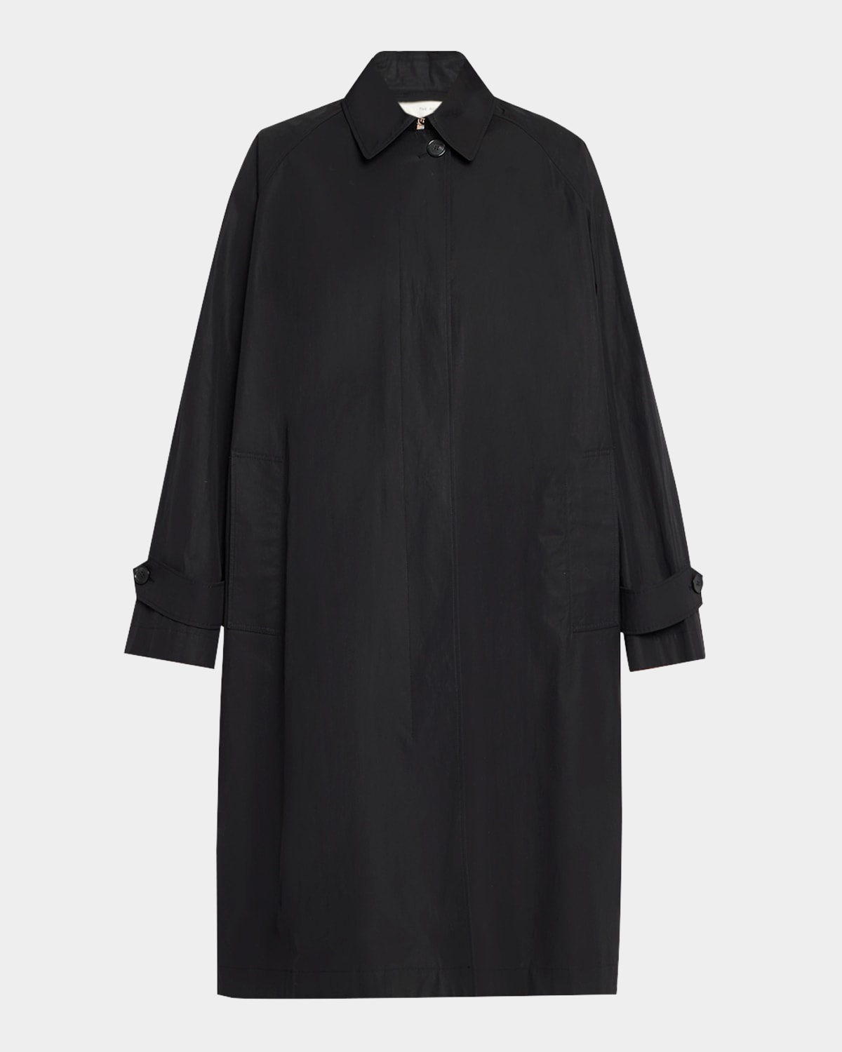 Tavishina Single-Breasted Trench Coat
