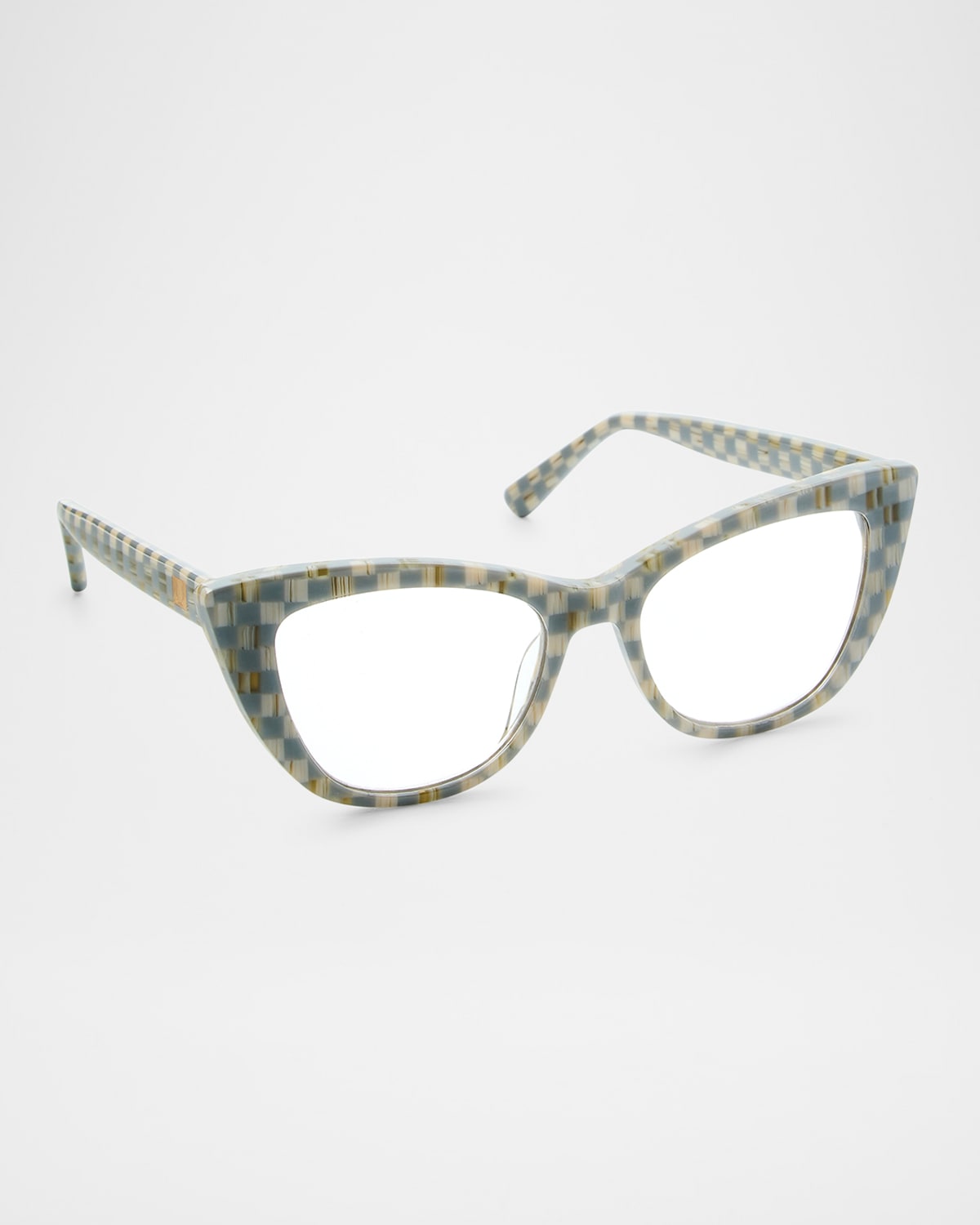 Sterling Check x2.5 Cat-Eye Reading Glasses