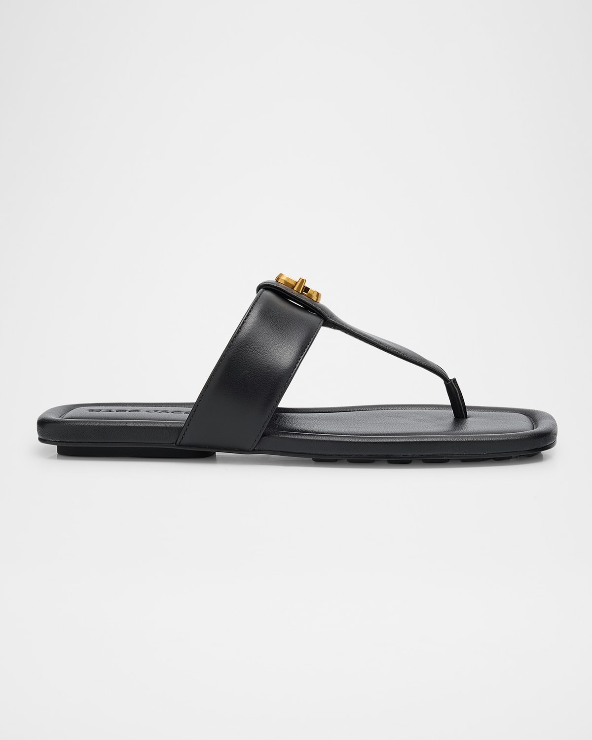 Marc Jacobs The Dual T Sandals In Black