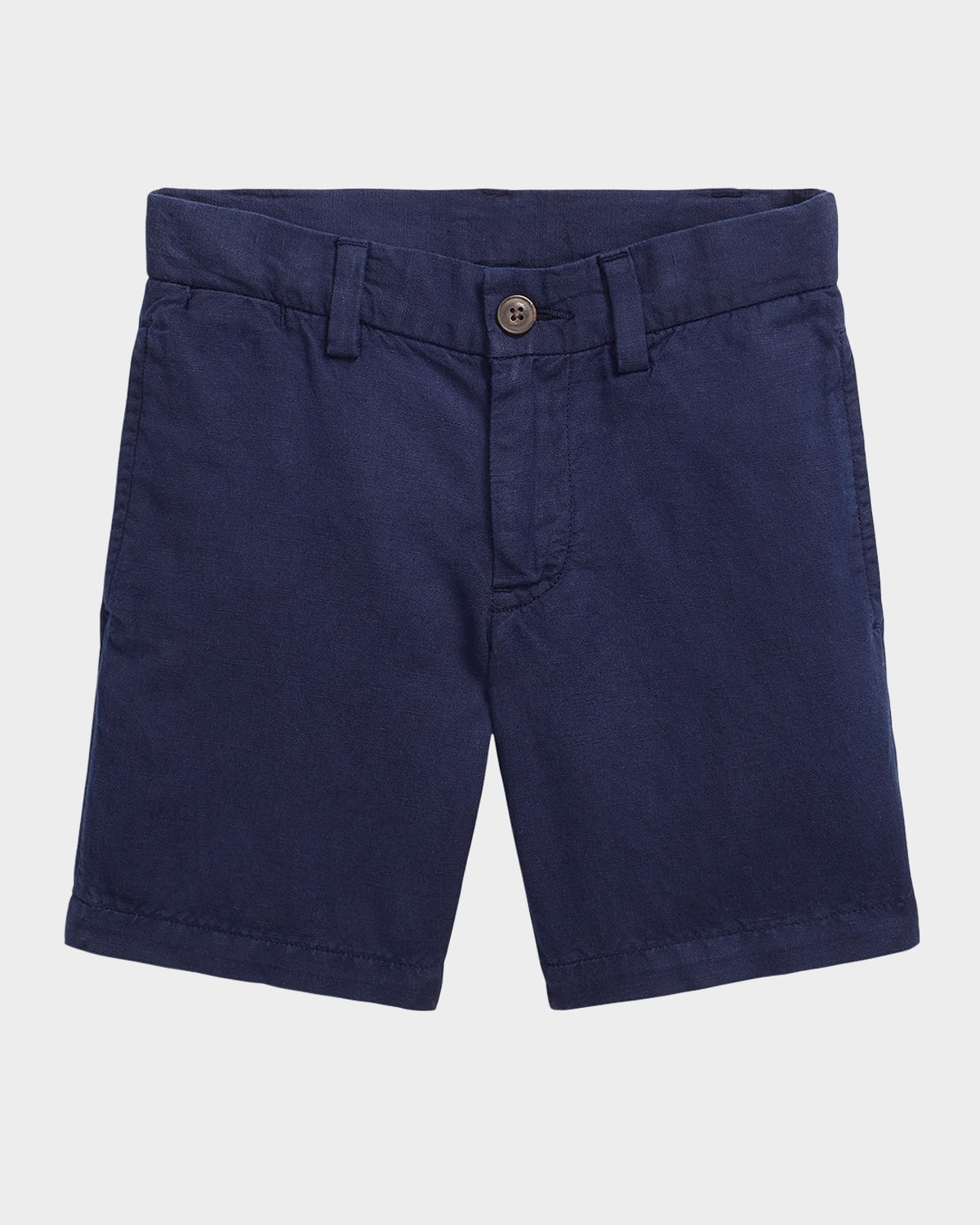 Polo Ralph Lauren Boy's Preppy Pony Embroidered Shorts In Newport Navy
