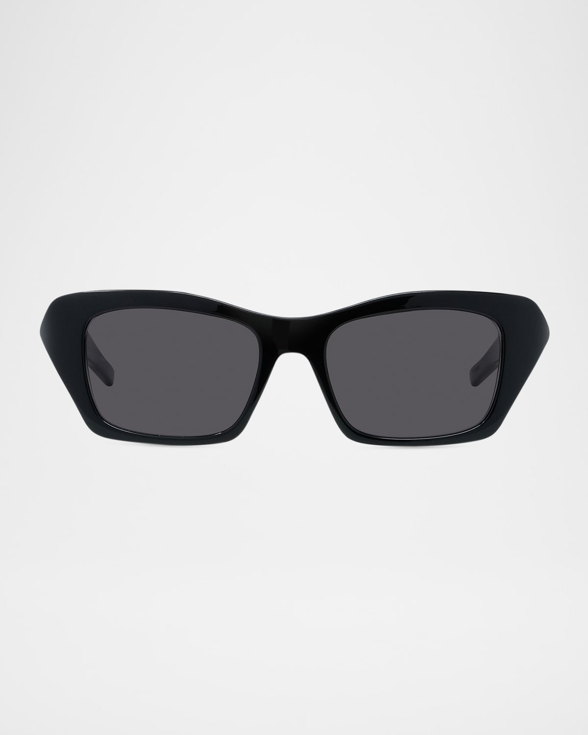 Givenchy 4g Liquid Rectangle Acetate Sunglasses In Sblksmk