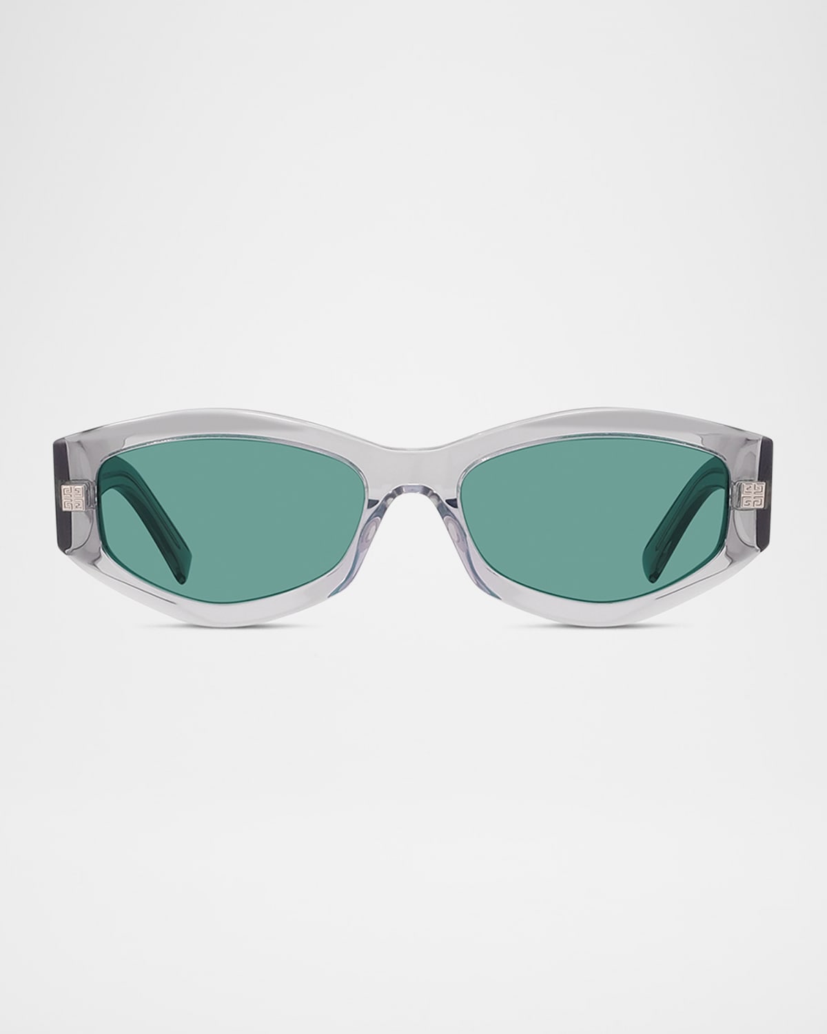 Givenchy Gv Day Geometric Sunglasses, 54mm In Gryogrn