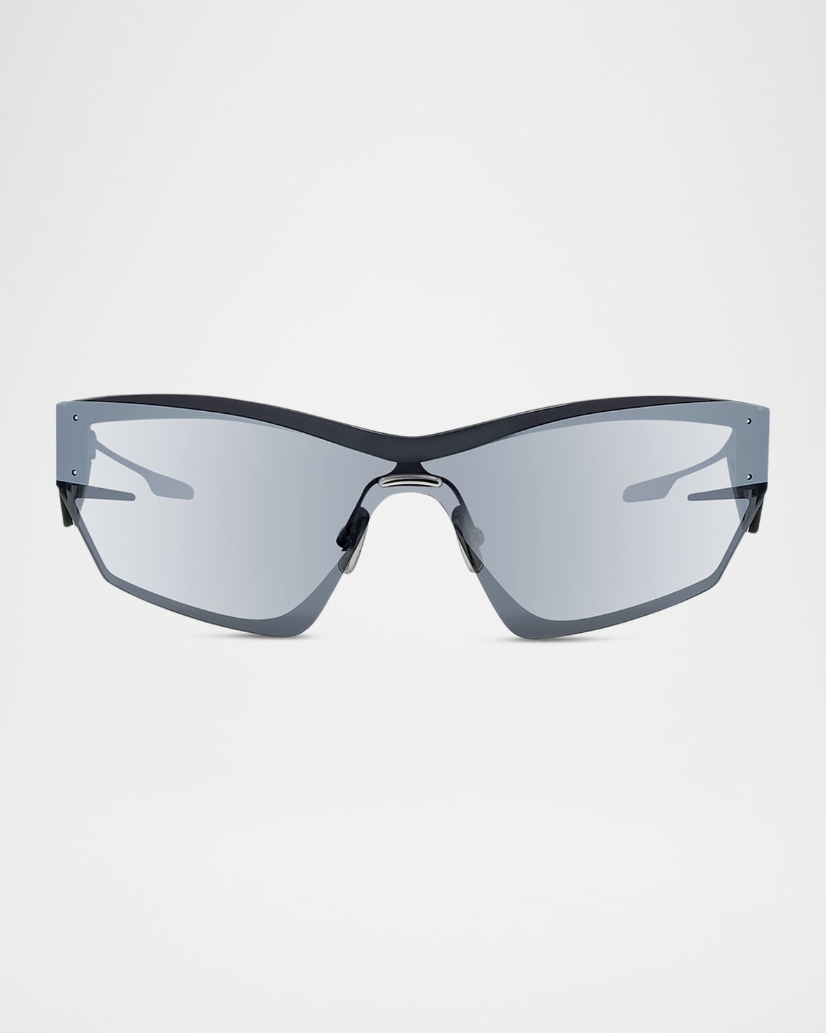 Men's Giv Cut Metal Rectangle Sunglasses