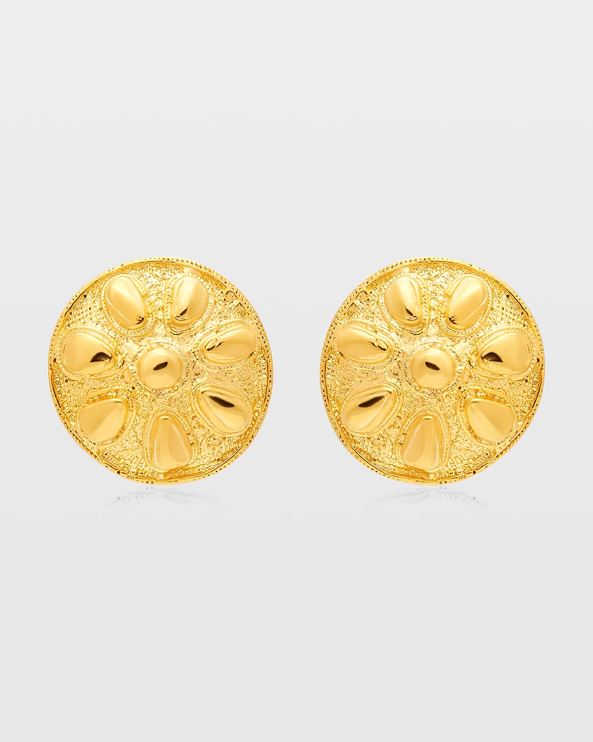 Sand Dollar Clip-On Earrings