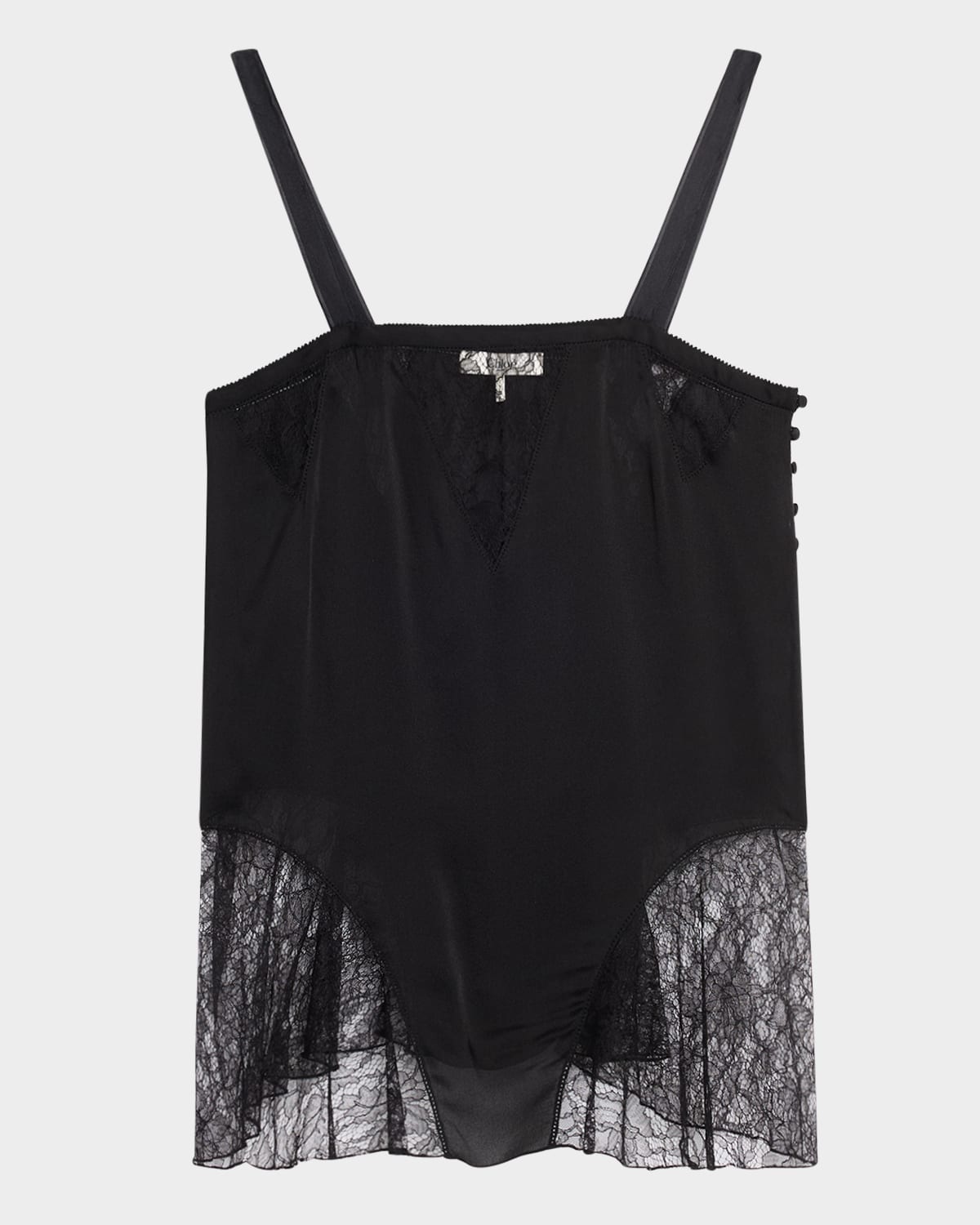 Chloé Lace-inset Silk Cami