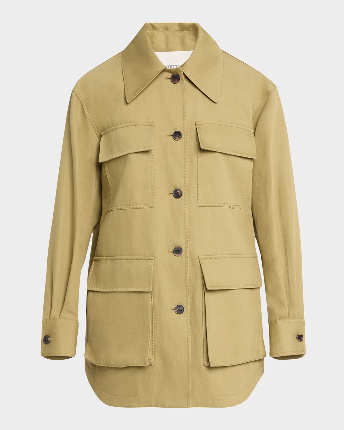 Cotton-Linen Cargo Jacket