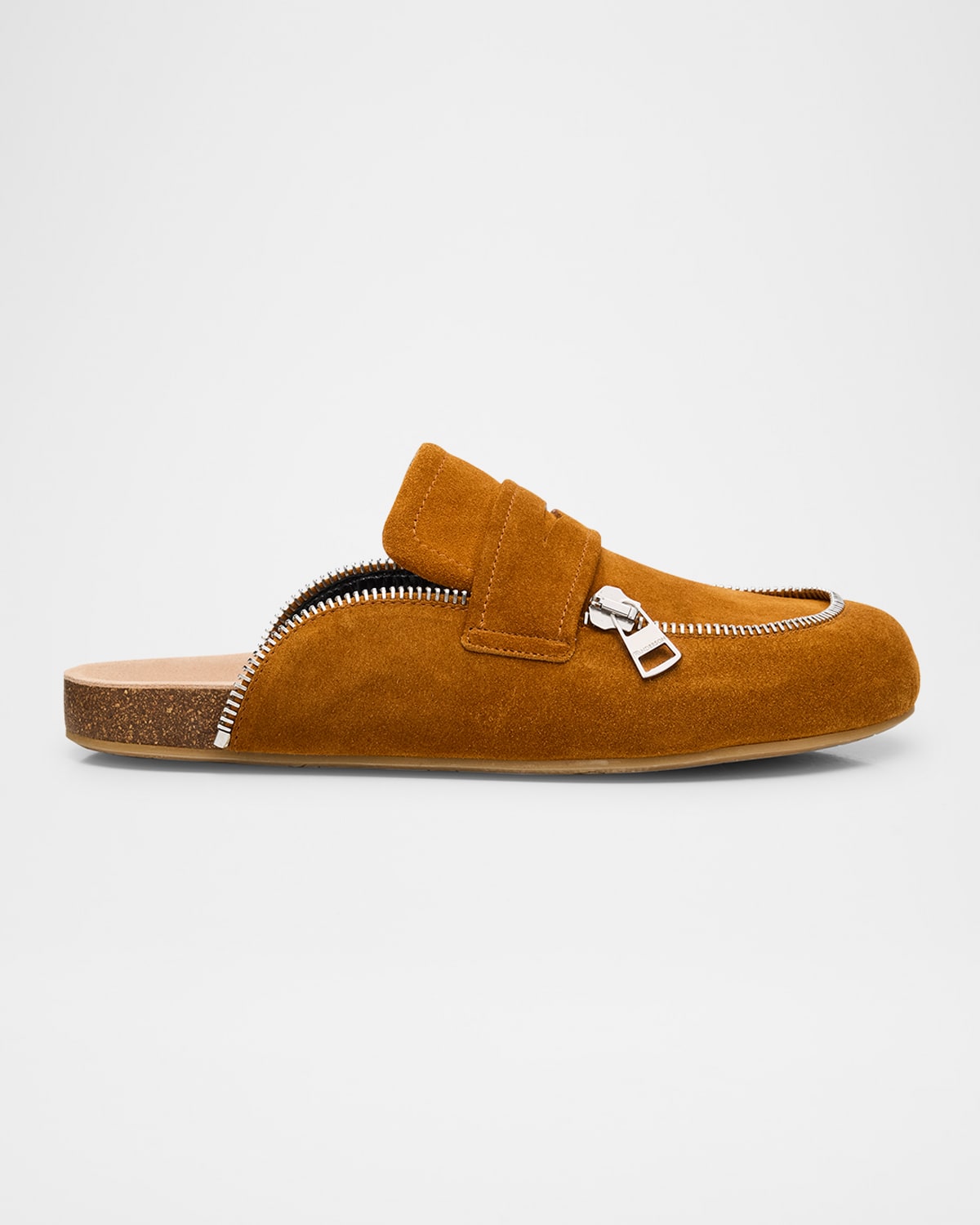 Men's Suede Biker Loafers