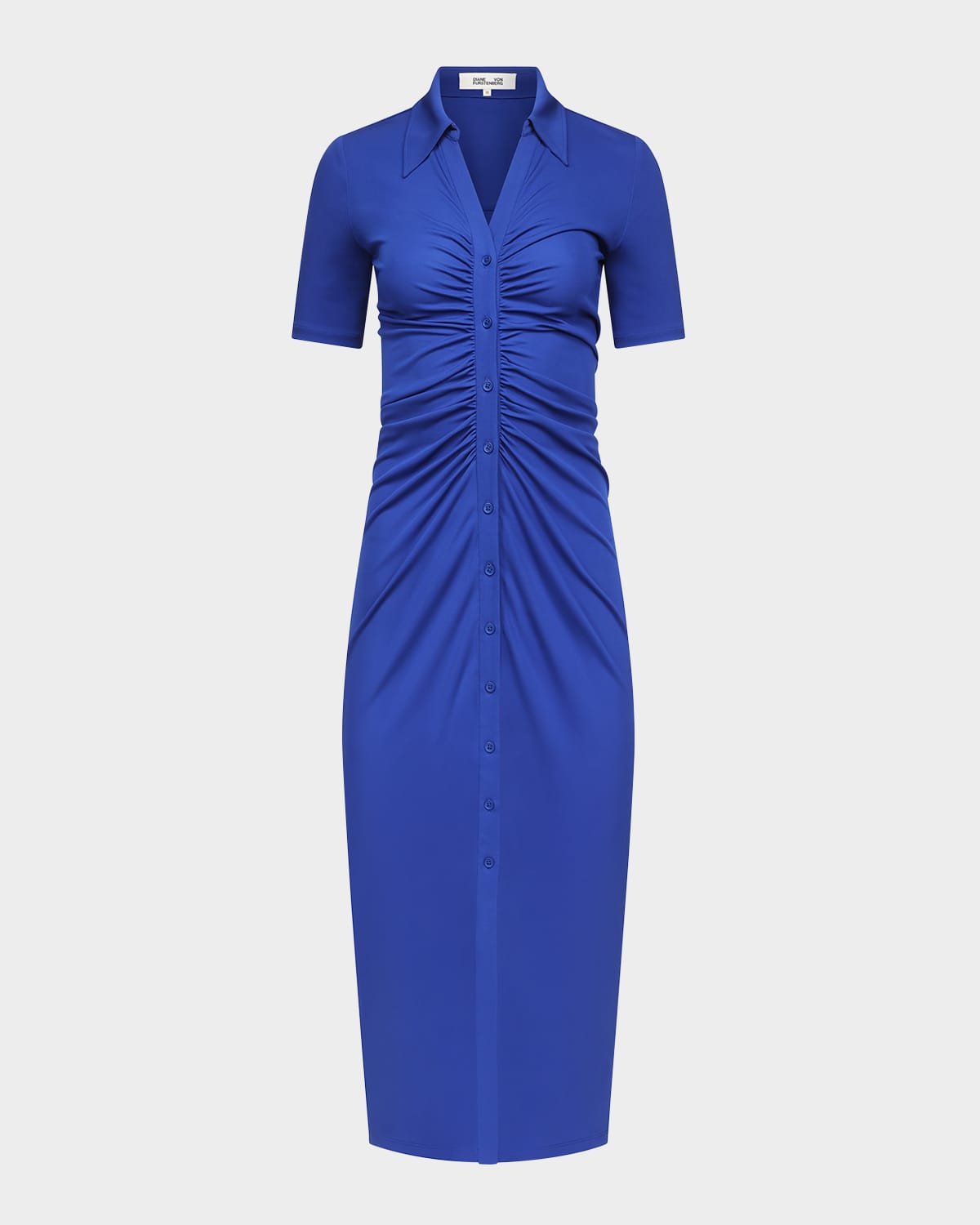 Delia Deep V-Neck Jersey Halter Jumpsuit