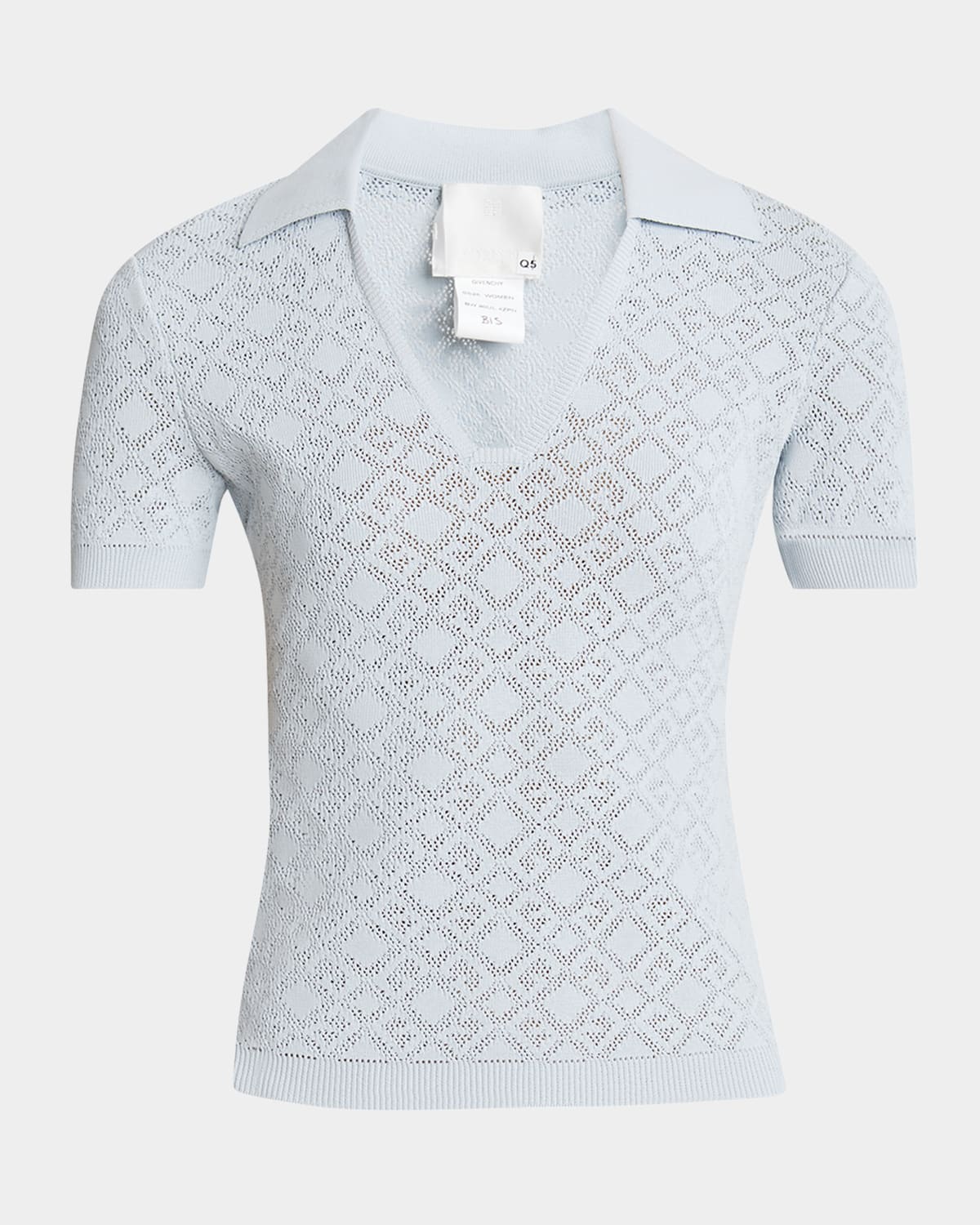 4G Knit Short-Sleeve Polo Shirt