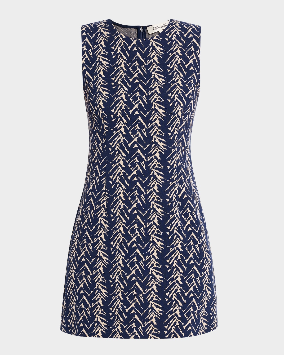 Diane Von Furstenberg Ruby Mini Dress In Como Tweed