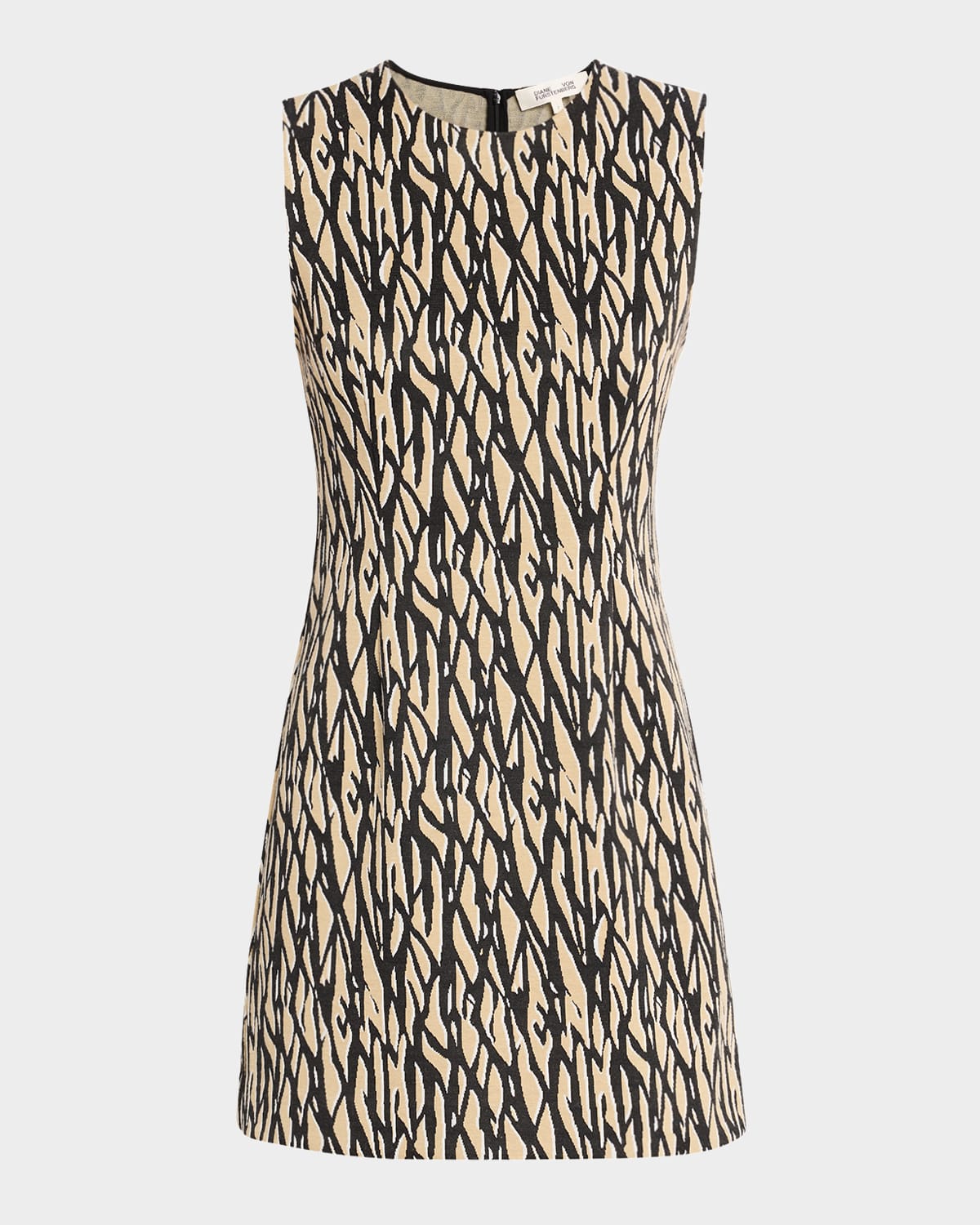 Annalise Cropped Abstract Intarsia Jacket