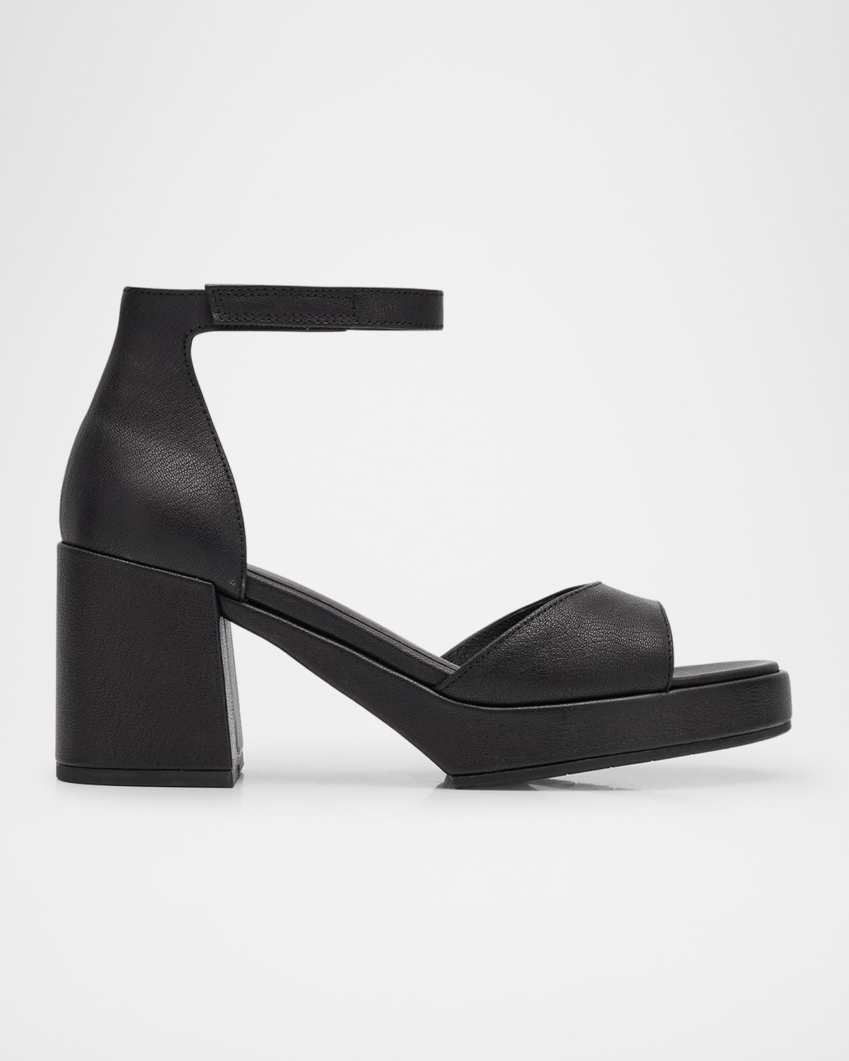 Ario Sporty Leather Wedge Sandals