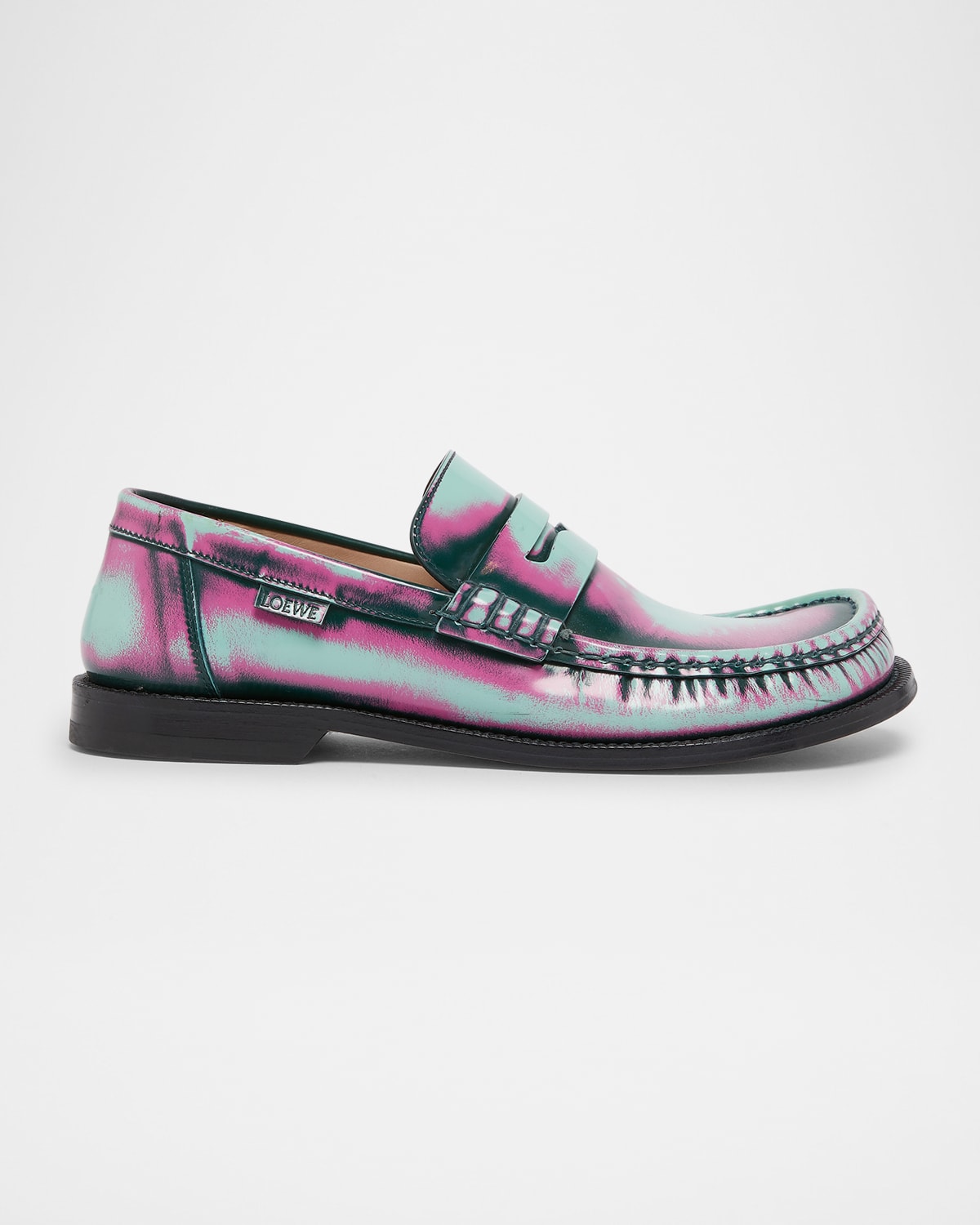 Campo Brushed Leather Penny Loafers