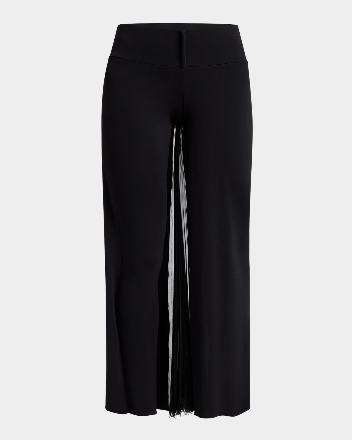 Shop Courrèges Infinity Pleats Jersey Pants