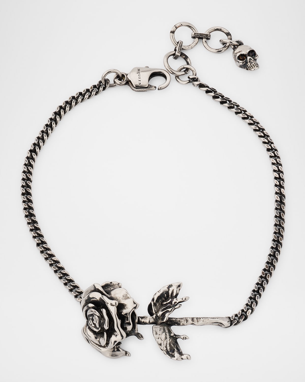 Men's Dipped Rose Chain Bracelet