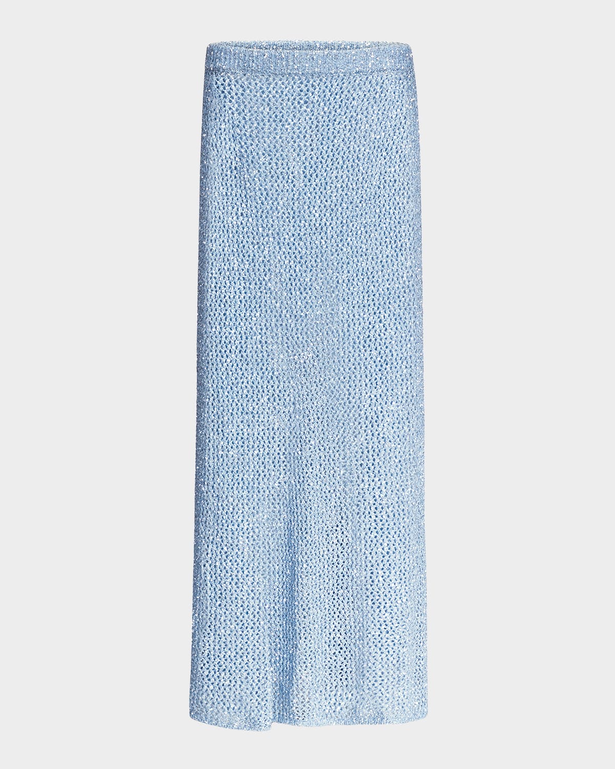 AREA SEQUINED CROCHET MAXI SKIRT 